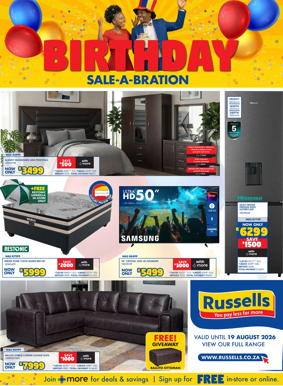 Birthday Sale-a-bration