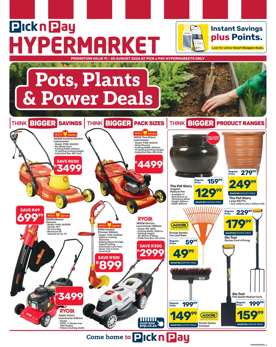 Pots, Plants & Power Deals