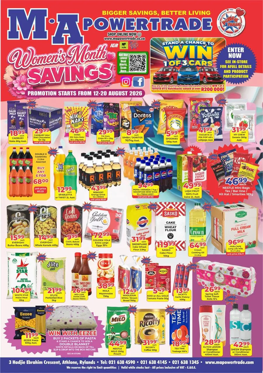Women's Month Savings