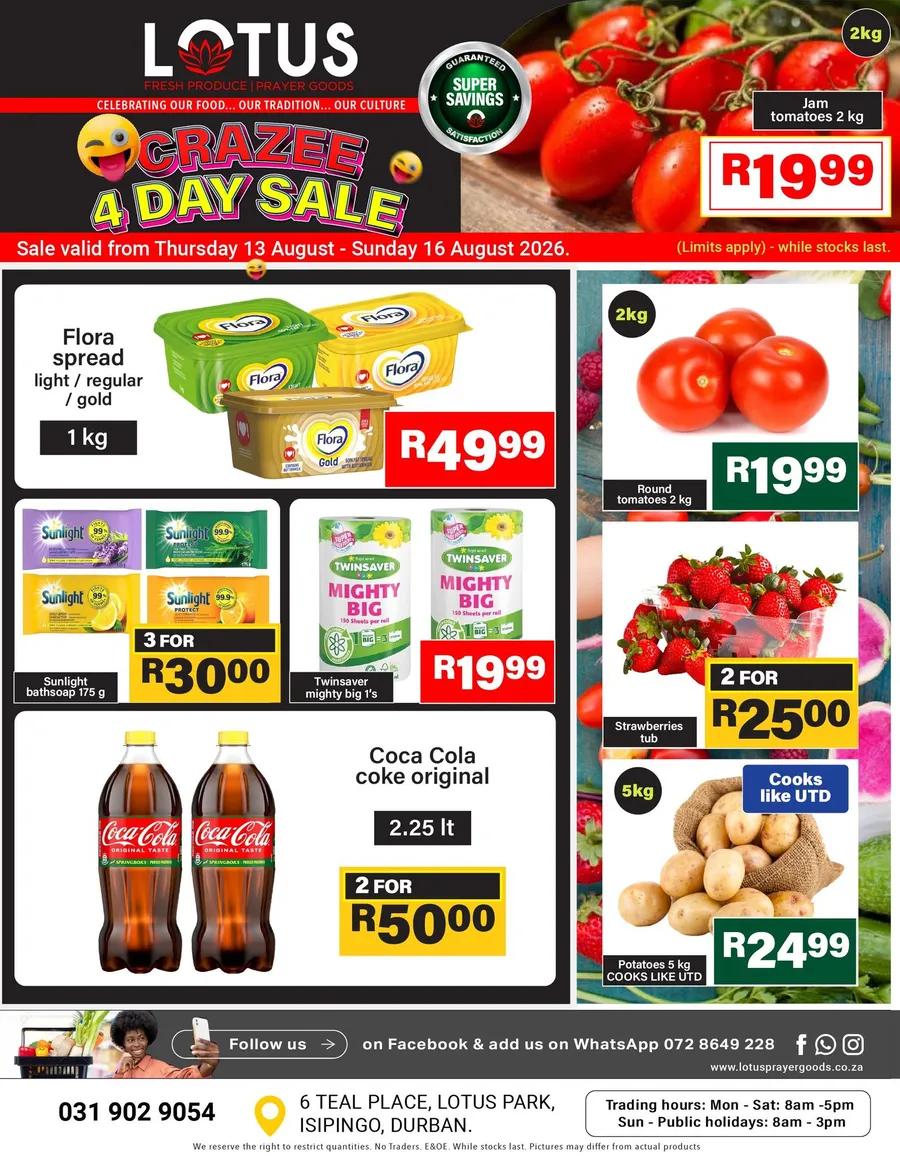 Crazee 4 Day Sale