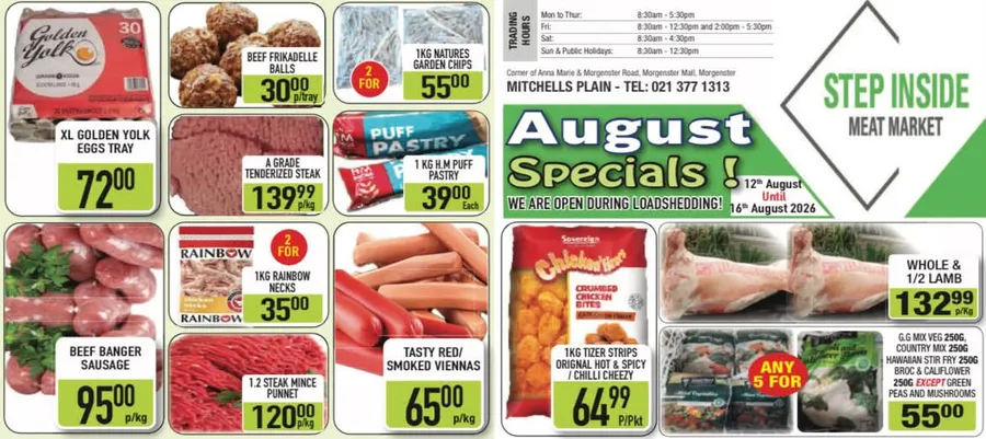 August Specials