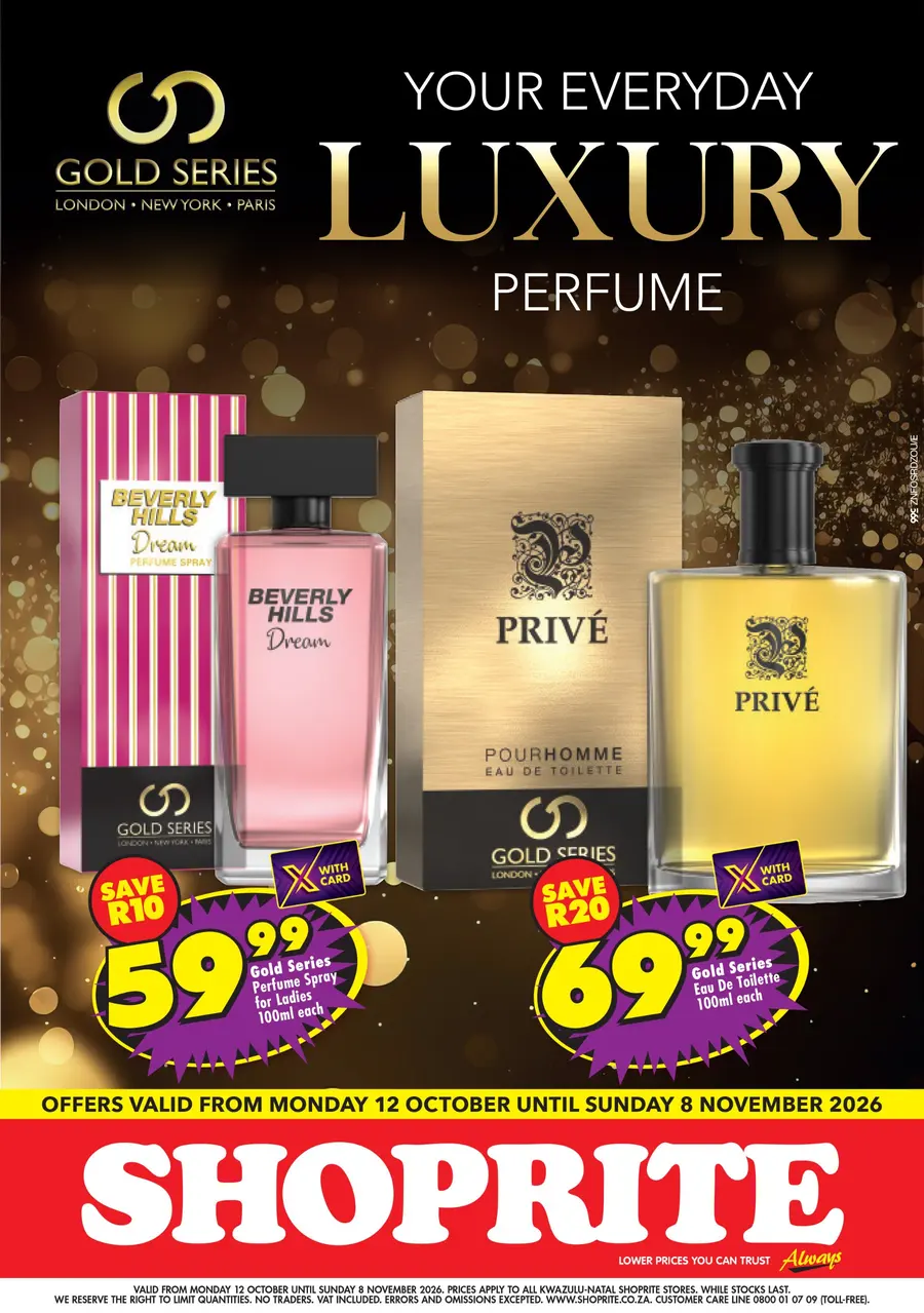 Gold Series Luxury Perfume
