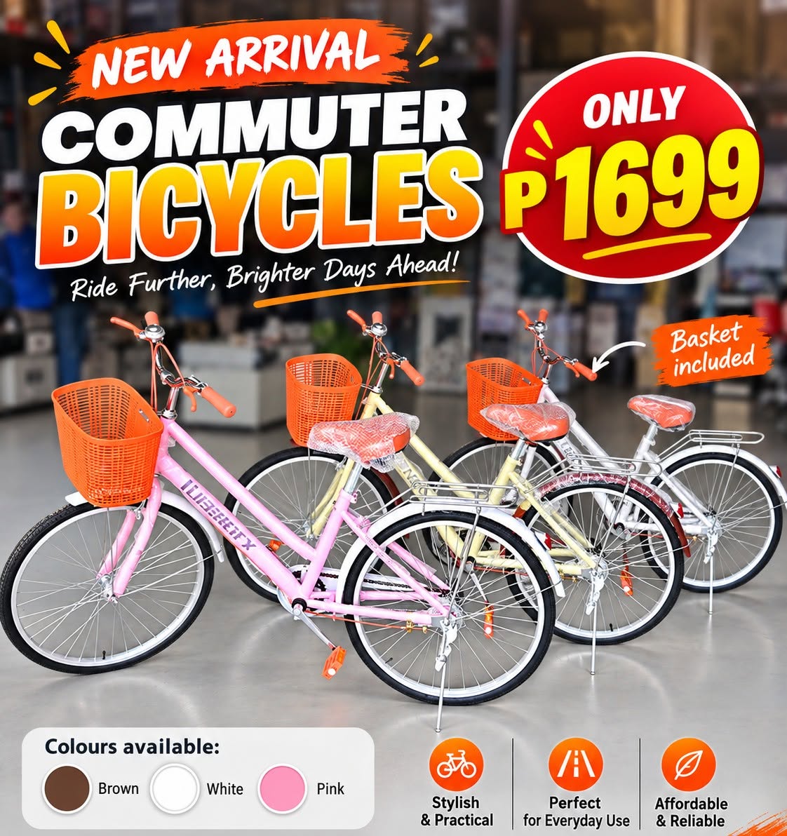 New Arrival! Commuter Bicycle: Great