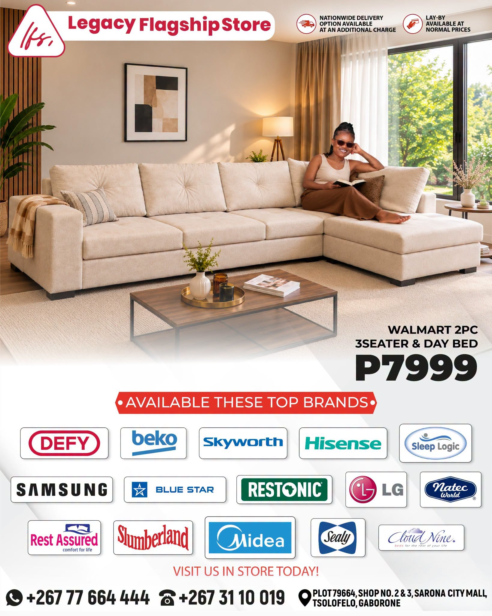Upgrade Your Living Room Comfort with the Walmart 2PC