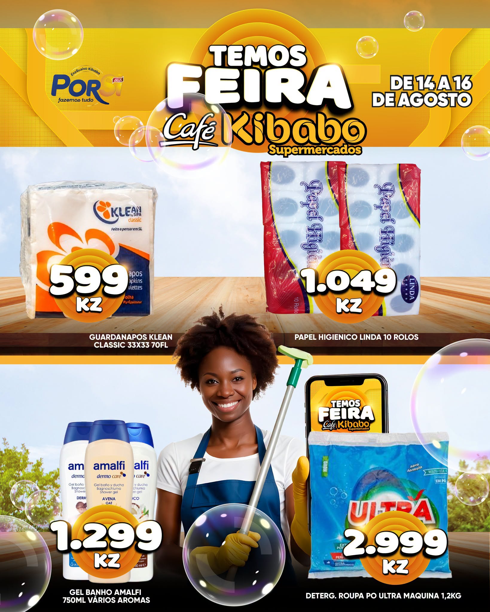 TEMOS FEIRA NO Café KIBABO SUPERMERCADOS!