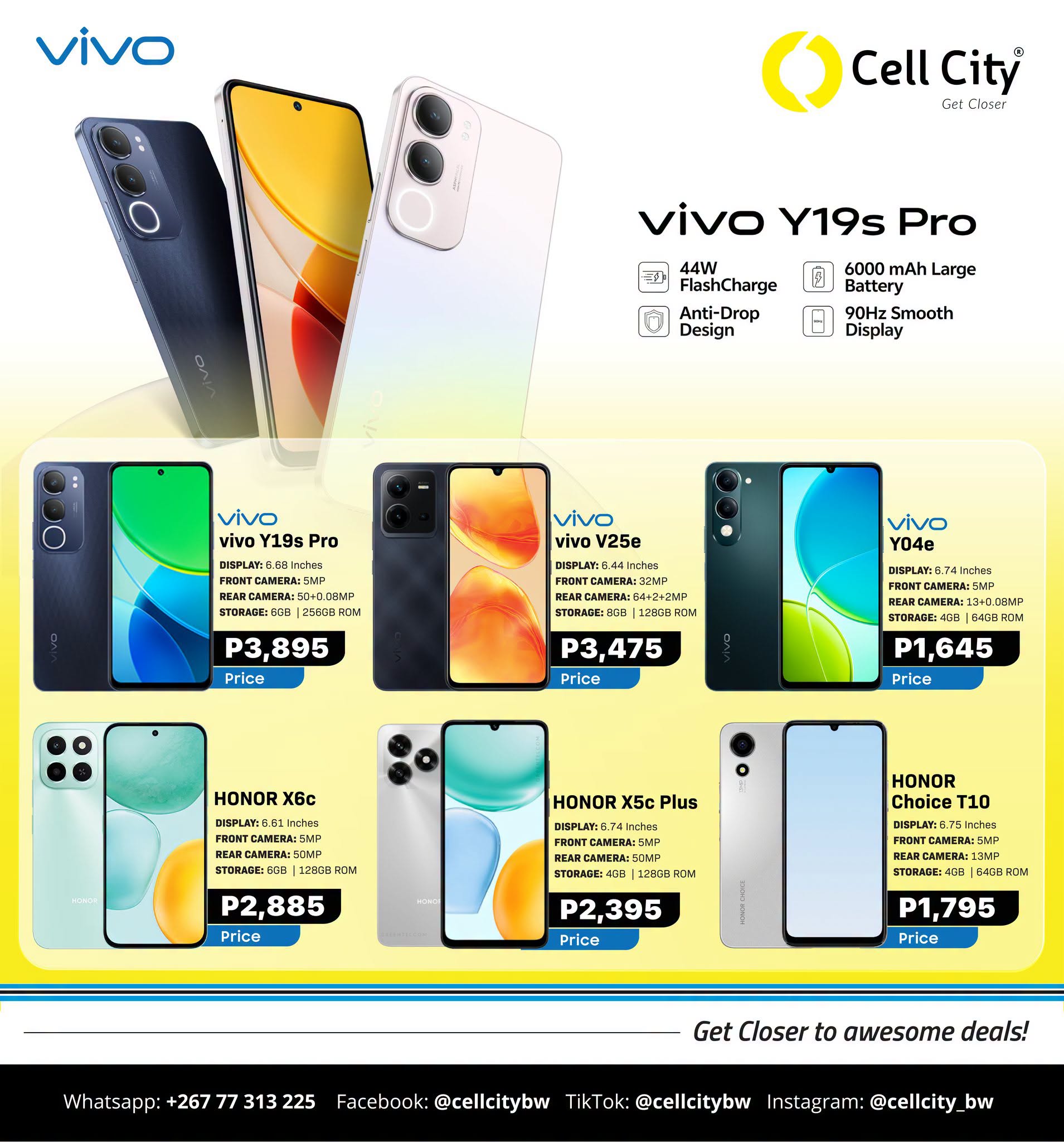 Endurance Redefined. Shop Our Vivo or Honor Range