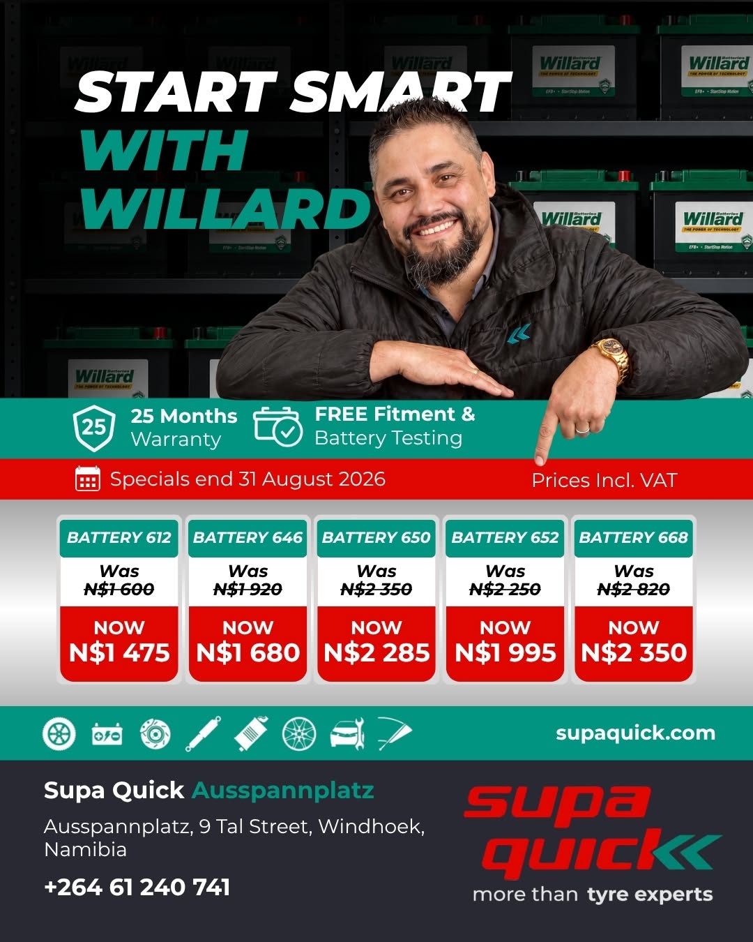 POWER UP & SAVE WITH WILLARD