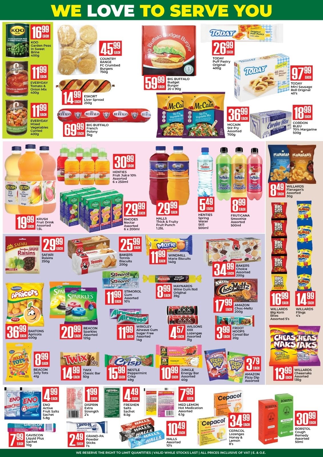 Springbok Wholesale Specials
