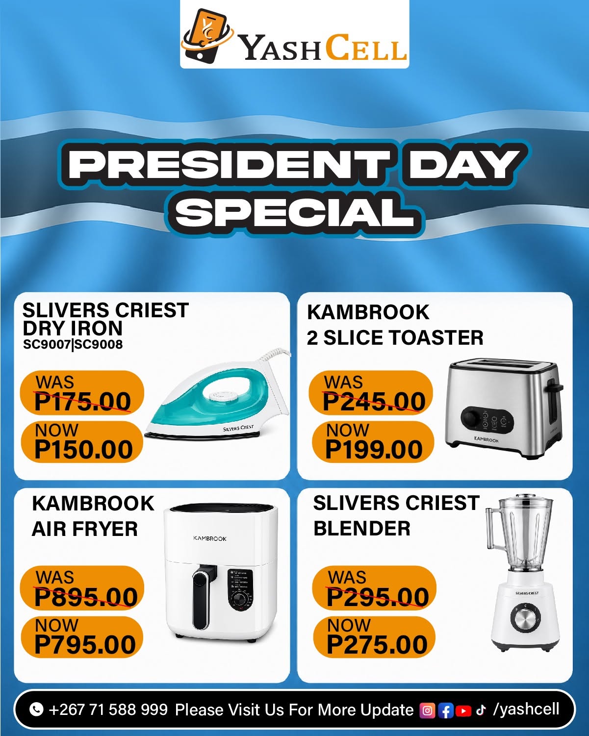 Celebrate Presidents Day with Yashcell and Enjoy