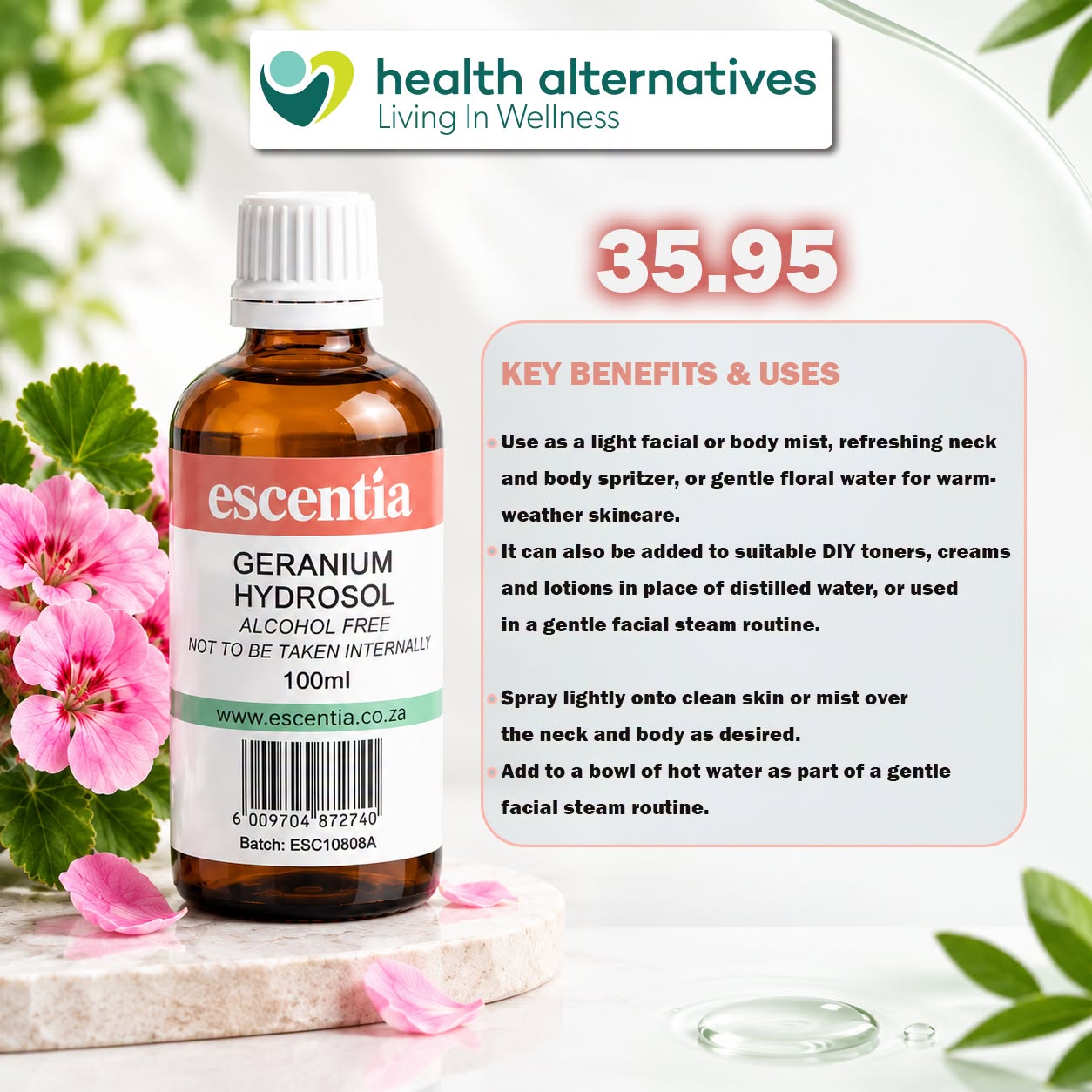 Meet Your New Skincare Essential: Escentia Geranium