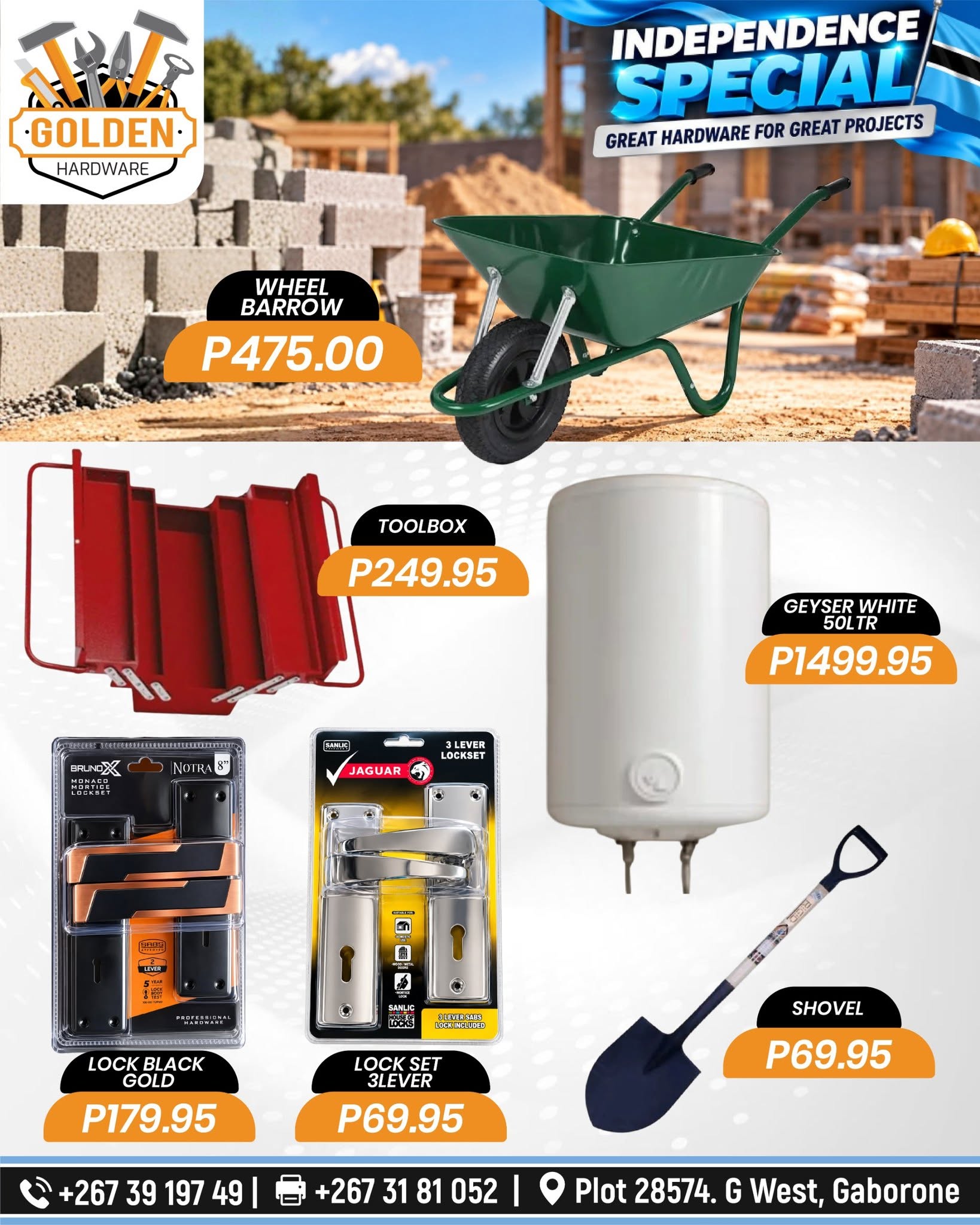 CELEBRATE INDEPENDENCE WITH UNBEATABLE HARDWARE DEALS!