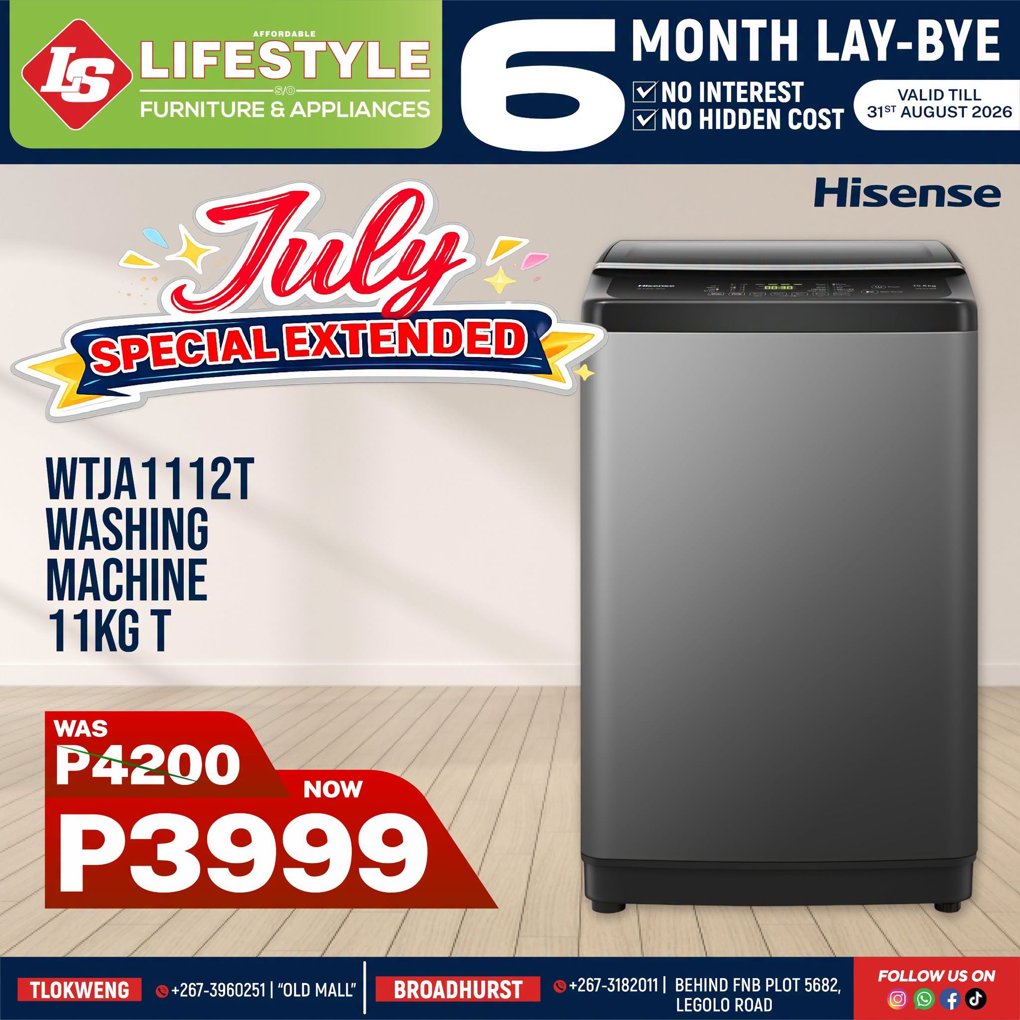 JULY SPECIAL EXTENDED!