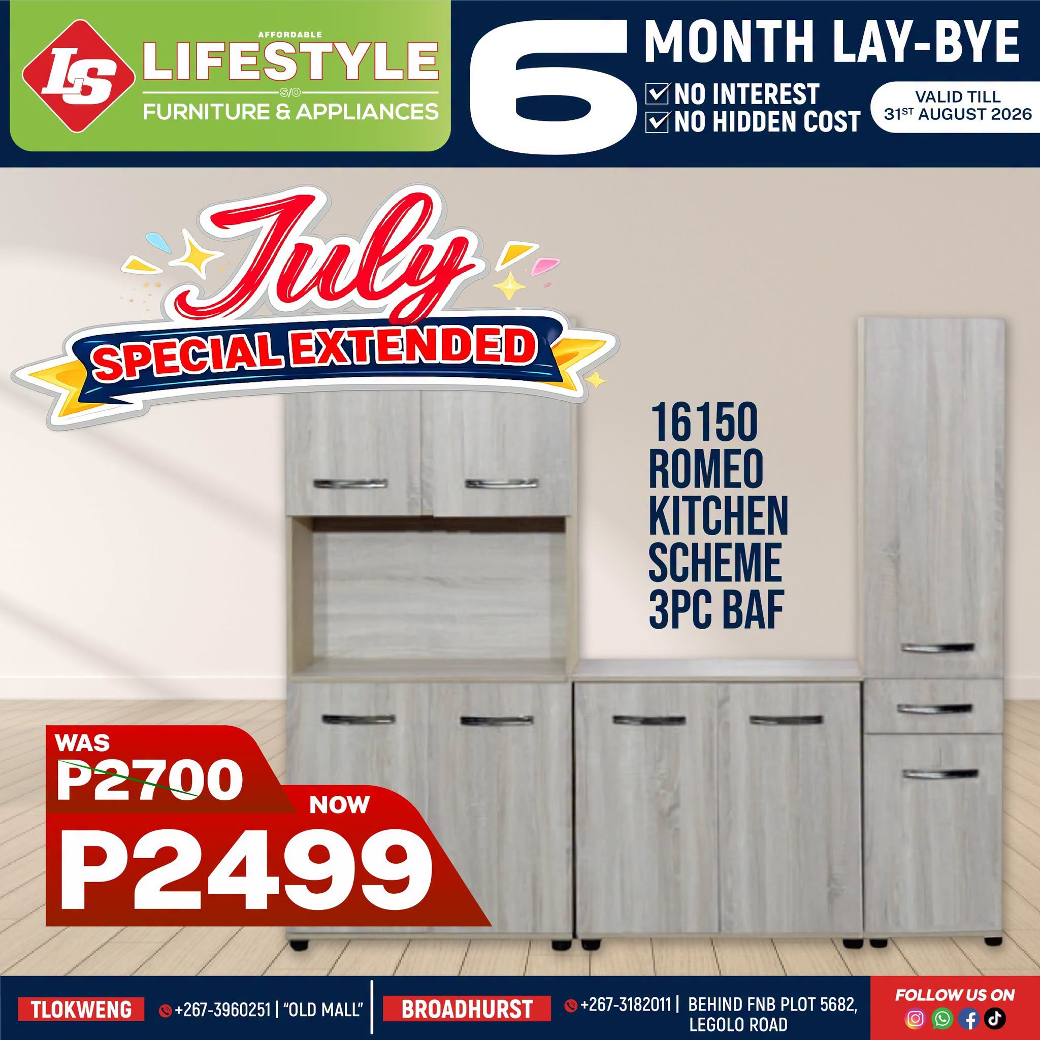 GREAT NEWS! Our July Special Has Been Extended!