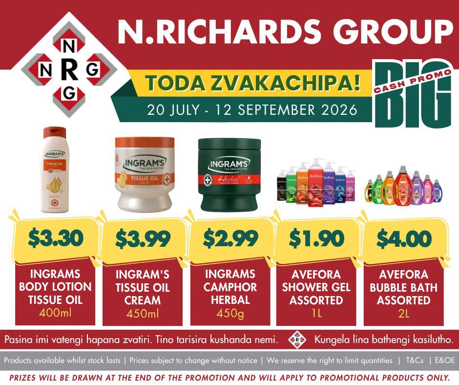 Toda Zvakachipa the Nrichards Group Big Cash Promo Is