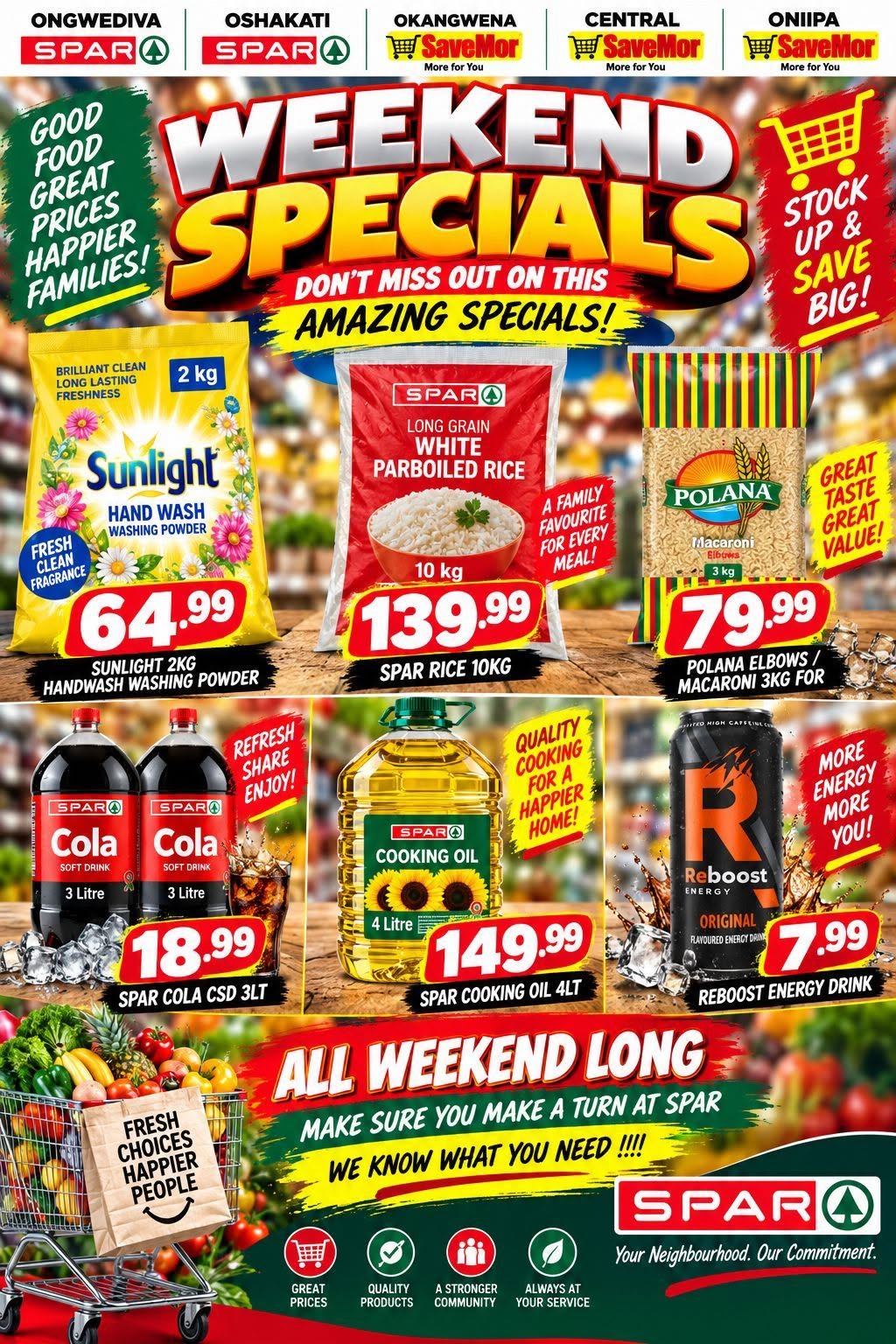 Weekend Specials Don't Miss Out