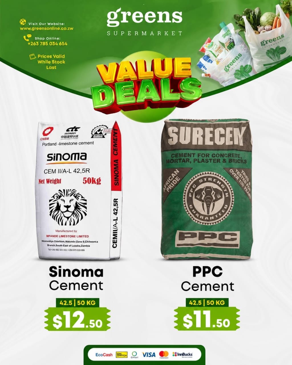 Shop More, Save More at Greens Supermarket