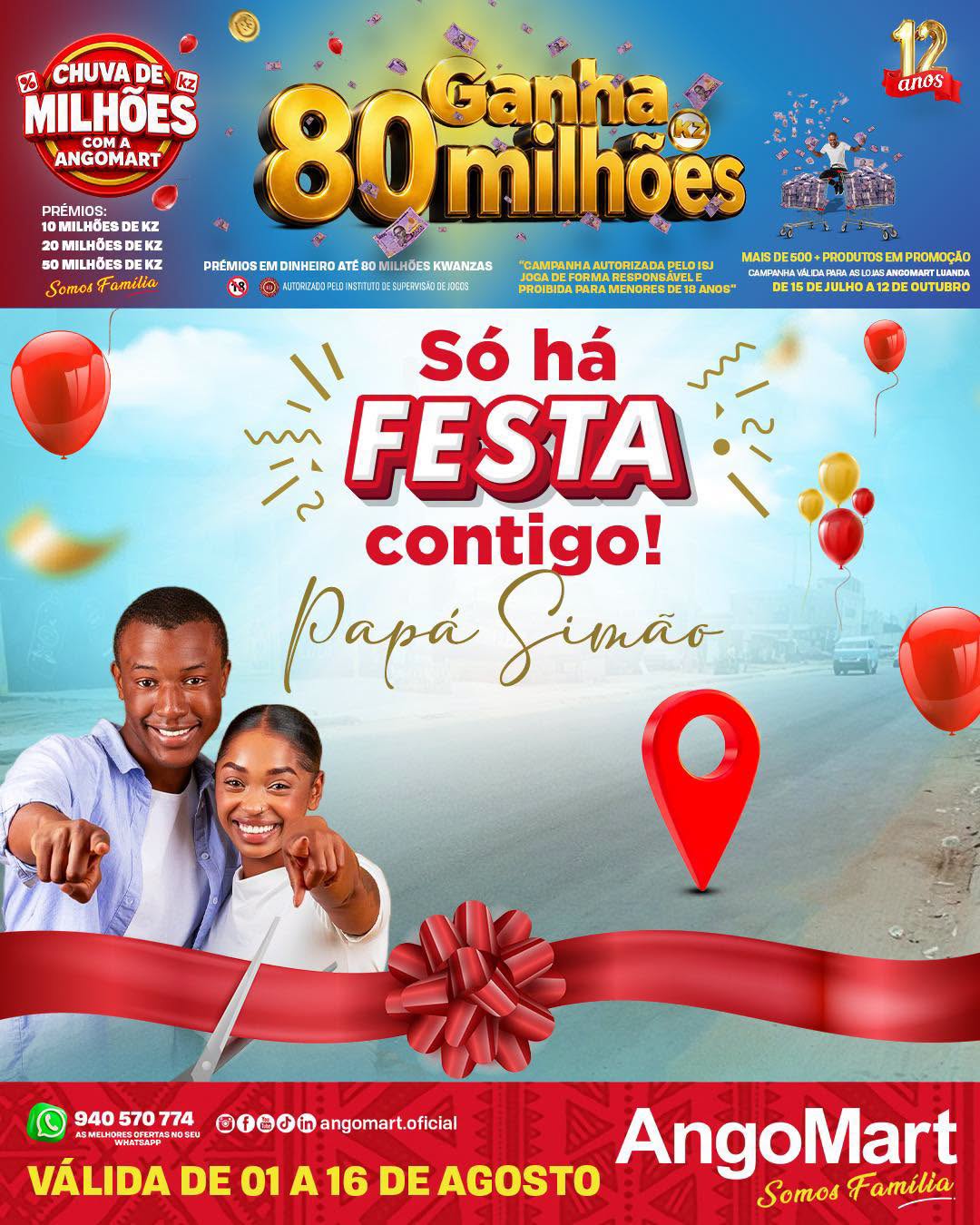 Ofertas Especiais De Abertura Angomart Papá Simão!