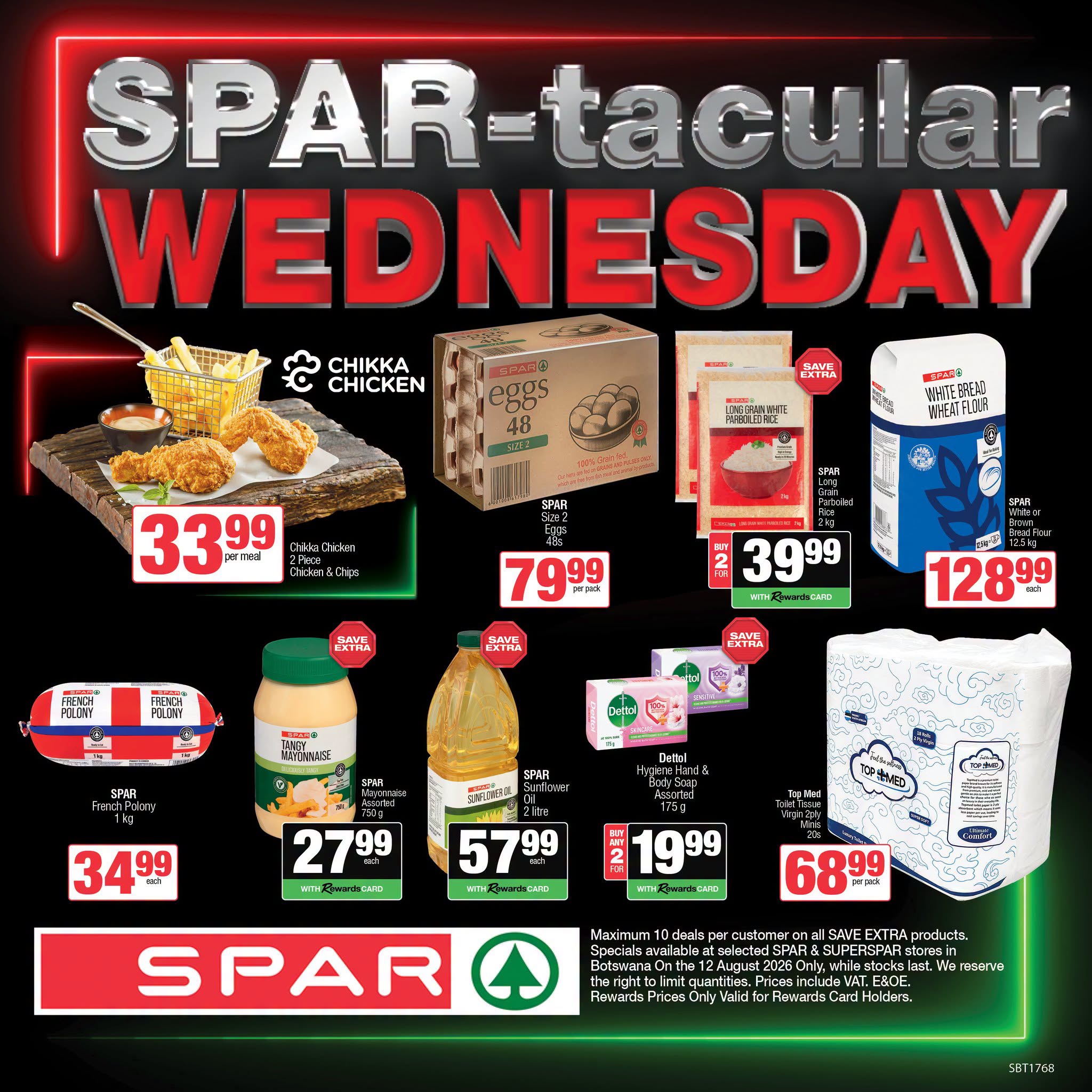 Spar-tacular Wednesday Gape-gape, with Great Deals