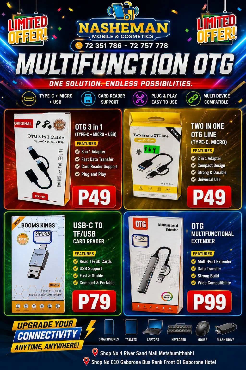Multifunction Otg Special Make Your Phone More Powerful