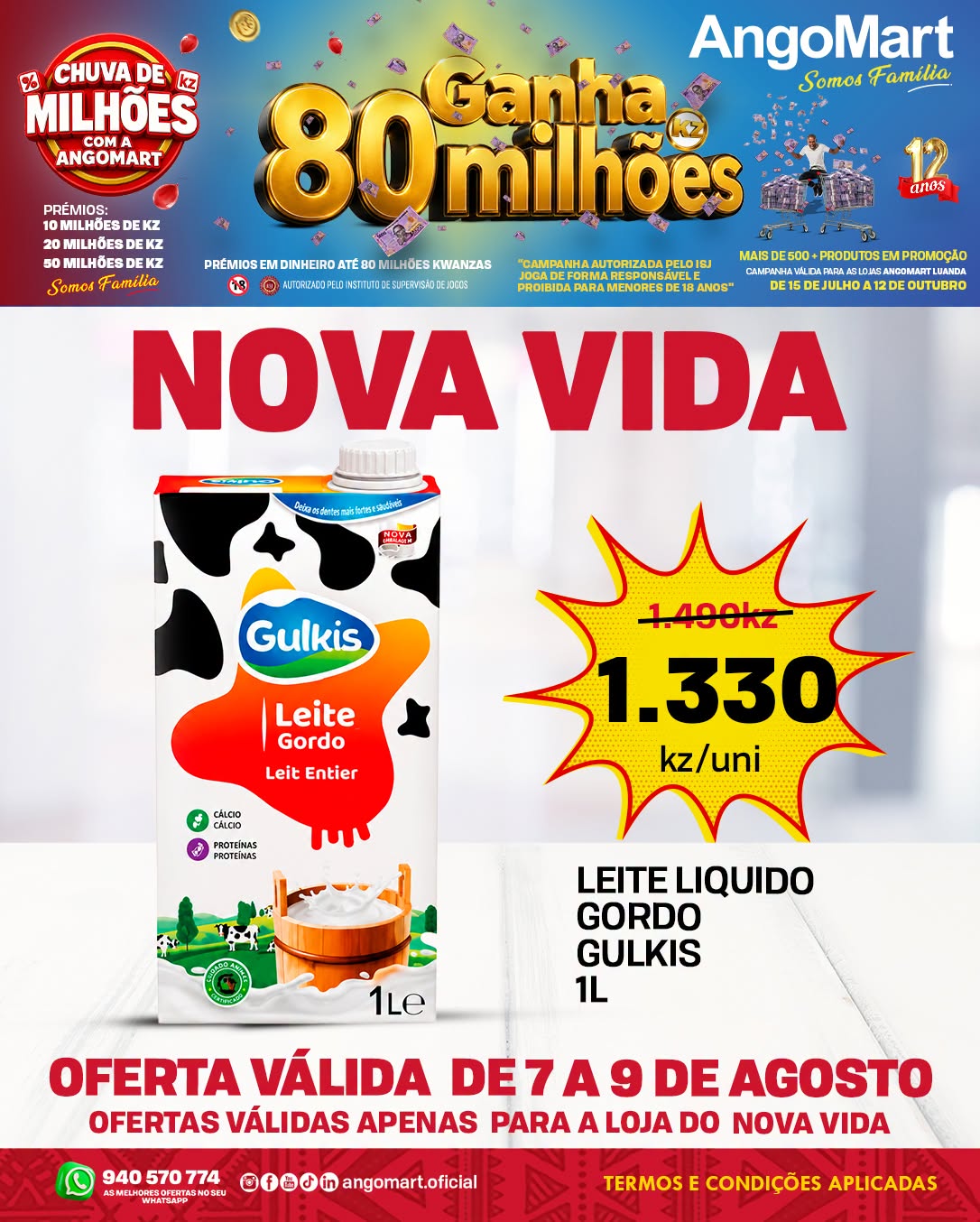 FIM DE SEMANA DE OFERTA NA ANGO MART NOVA VIDA!