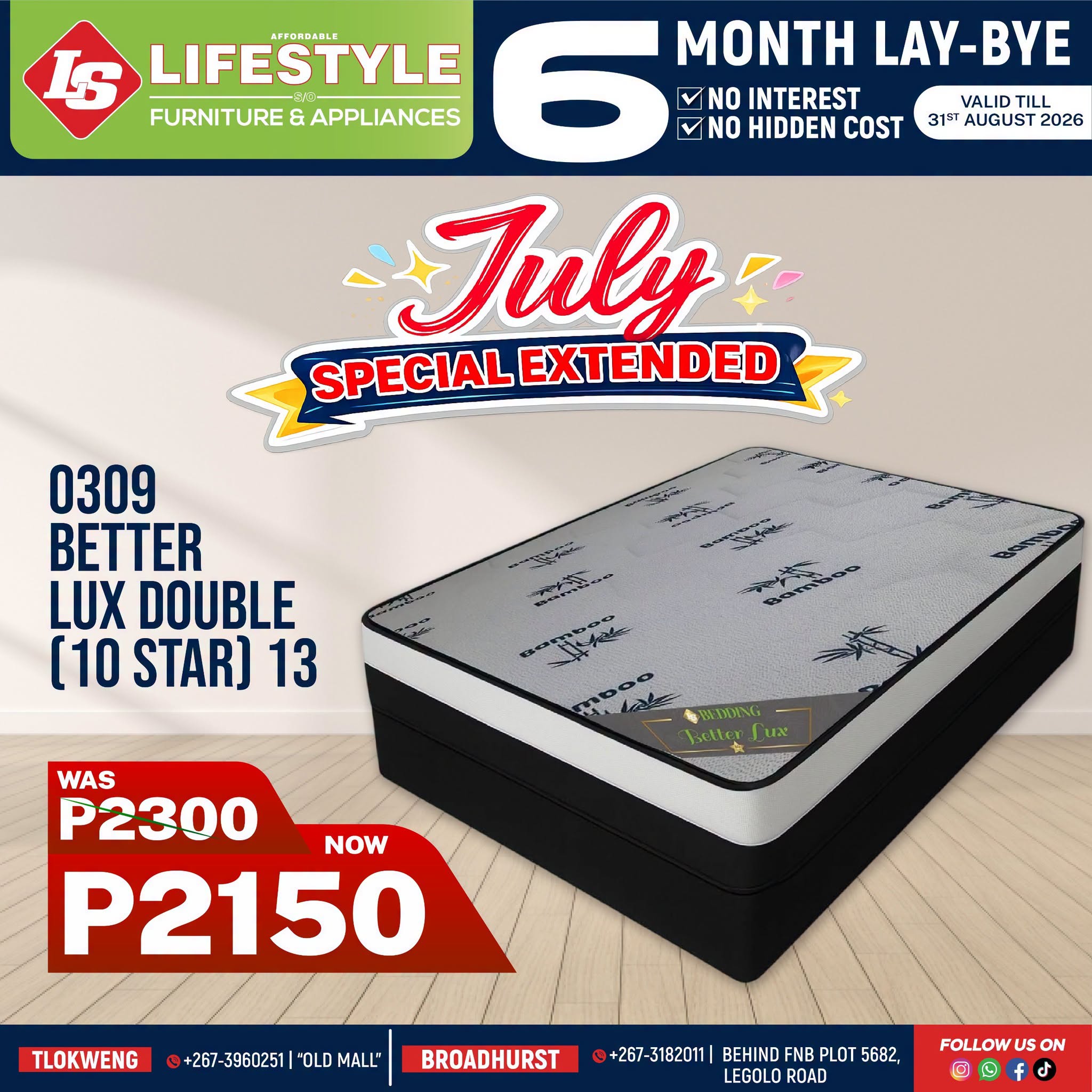 JULY SPECIAL EXTENDED!