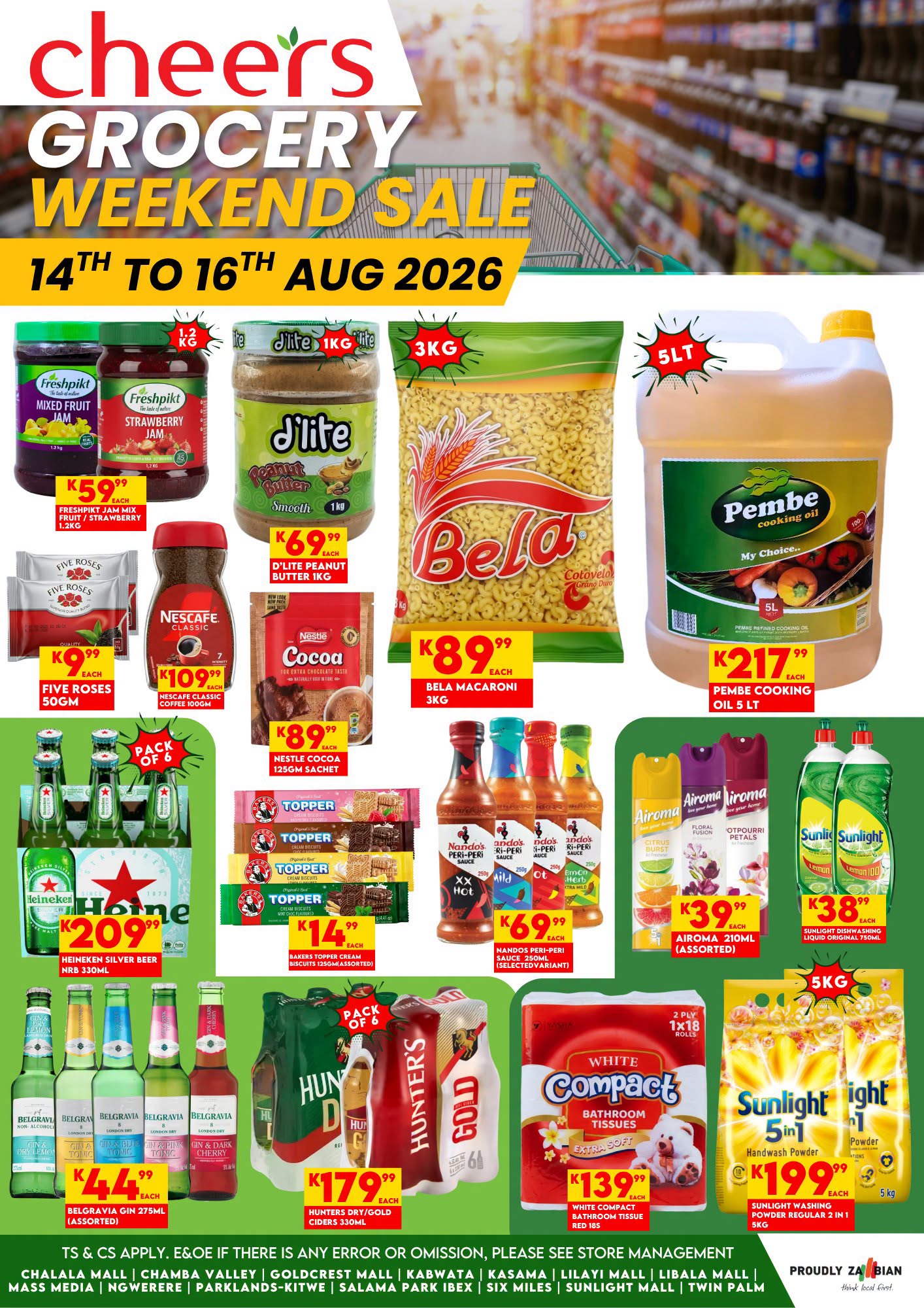 Our 3-day Grocery Weekend Sale Starts TODAY