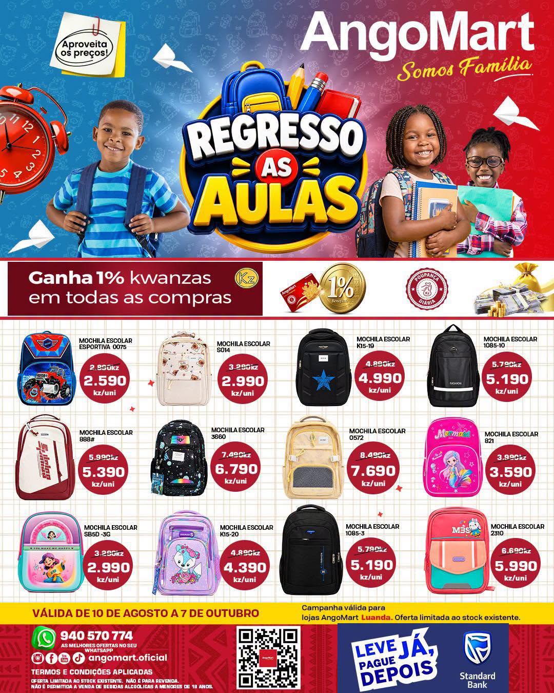 REGRESSO Às AULAS NA ANGOMART!