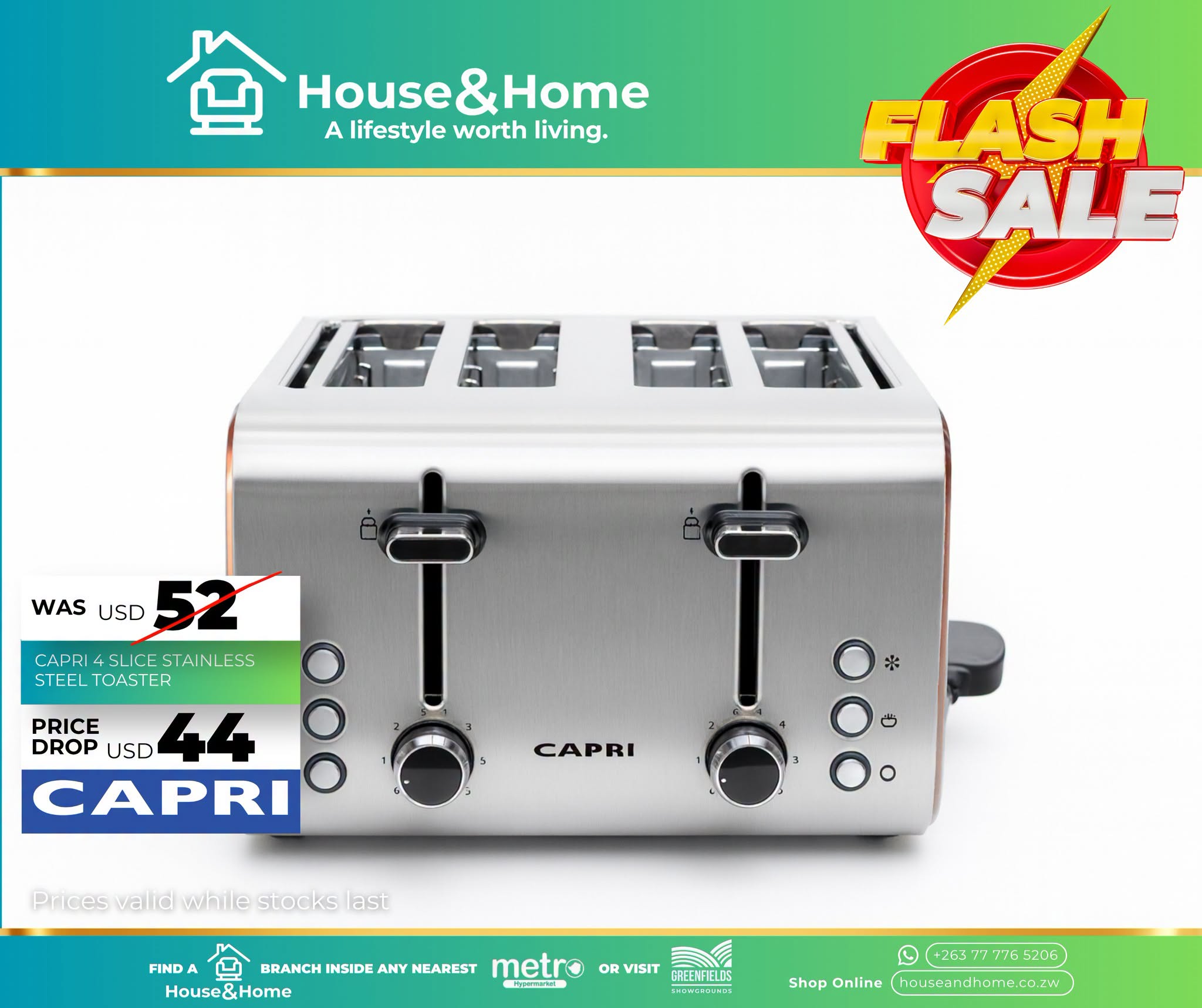 FLASH SALE - PRICES SLASHED!