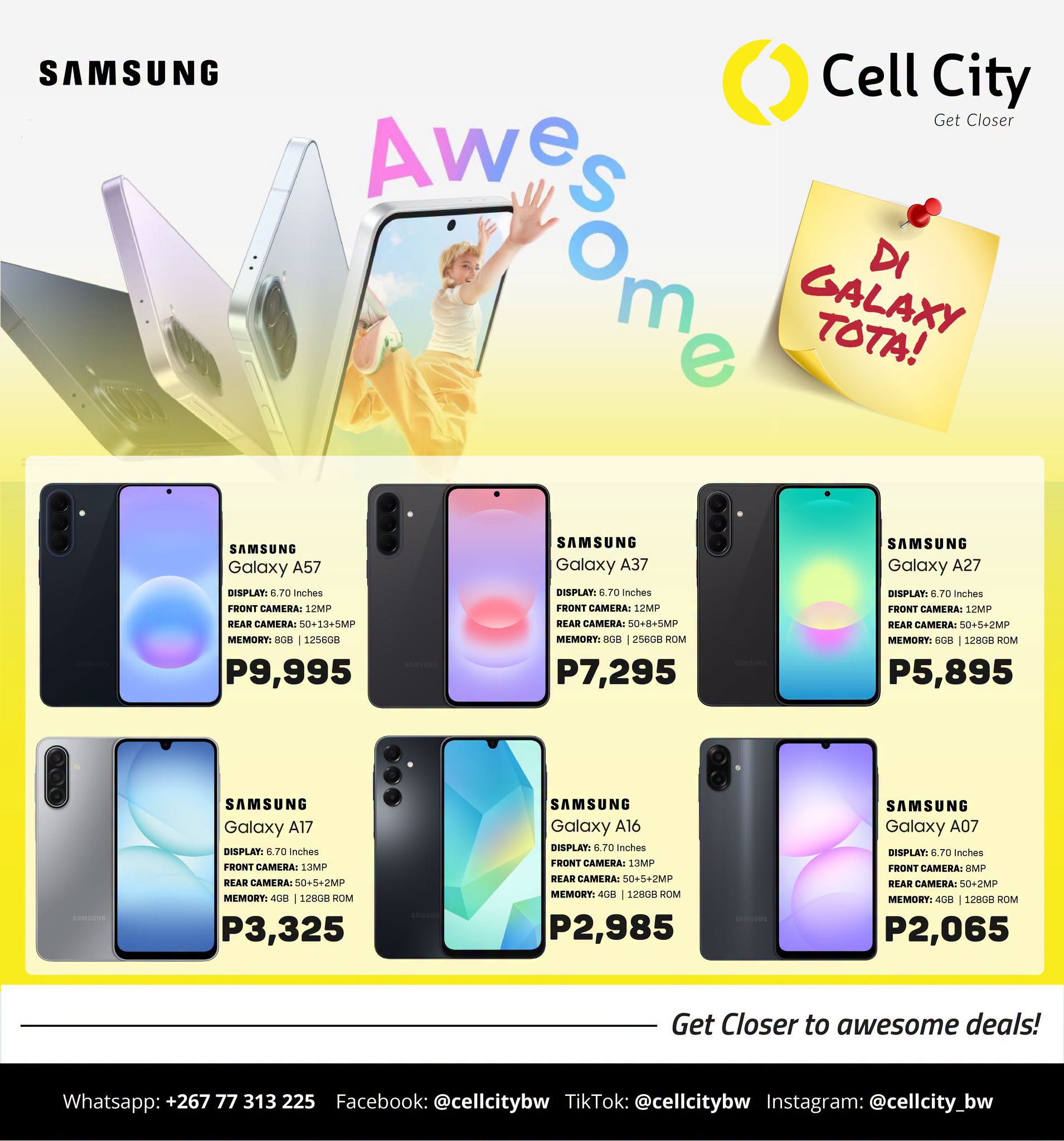 Discover Our Range of Samsung Phones. Re Tshwere