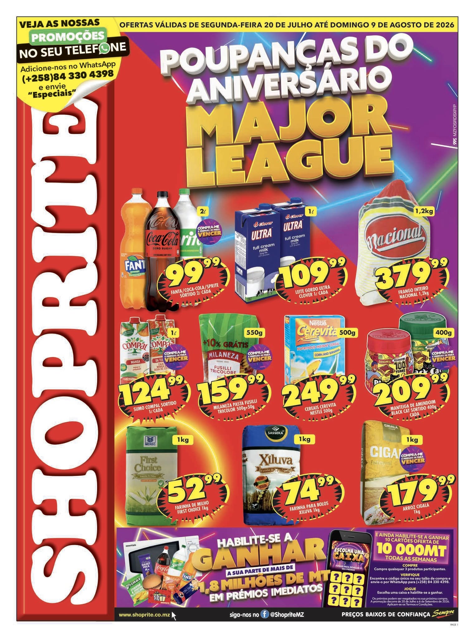 Muita Energia De Aniversário No Shoprite