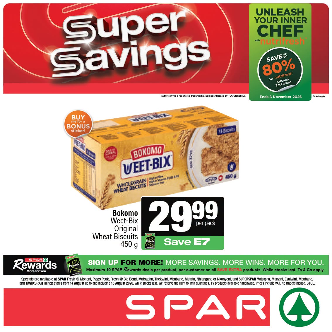 Get All the SUPER SAVINGS This Weekend at Your Favourite