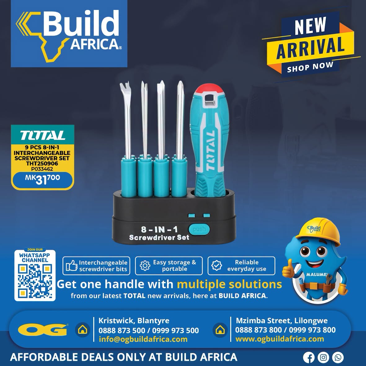 NEW ARRIVALS FROM TOTAL TOOLS!