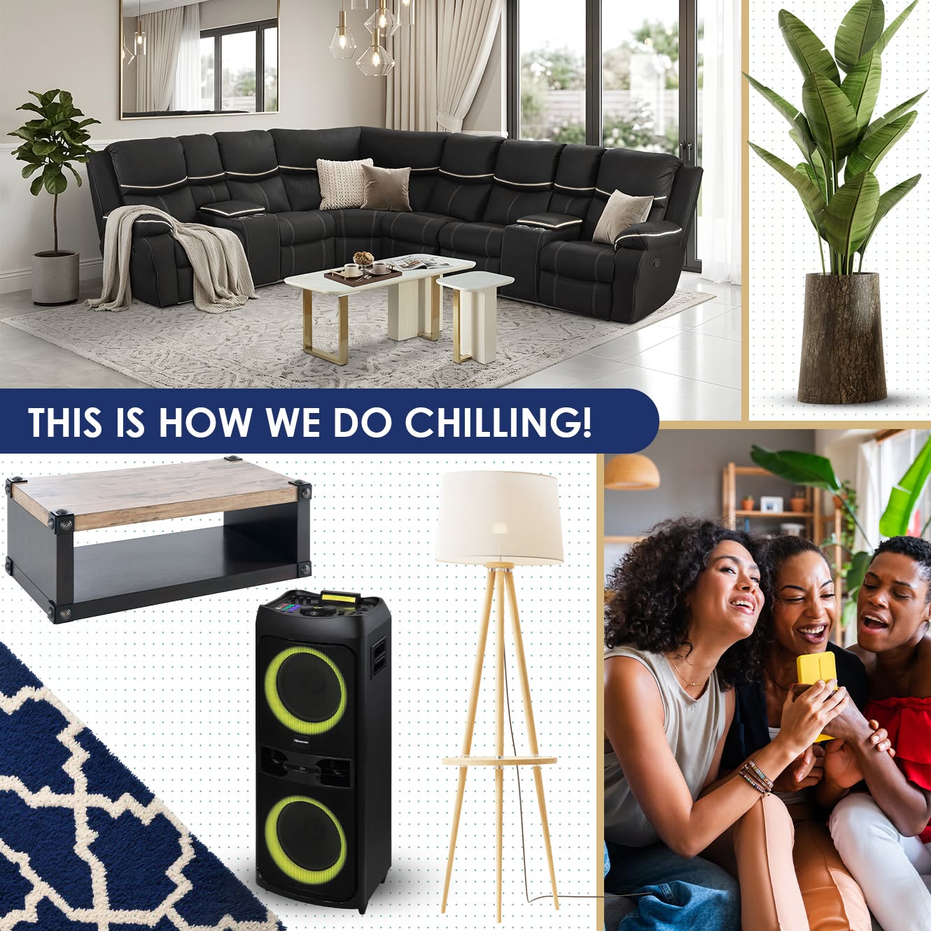 Turn Your Lounge Into the Go-to Hangout Spot.