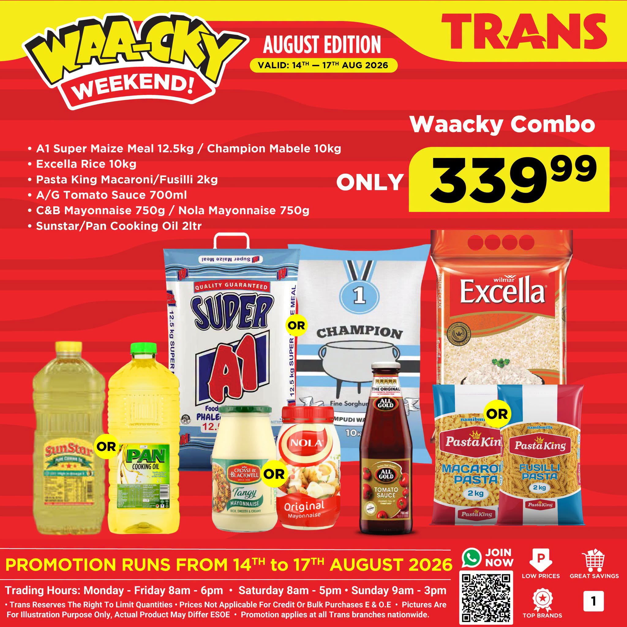 Save BIG with Waacky Weekend!
