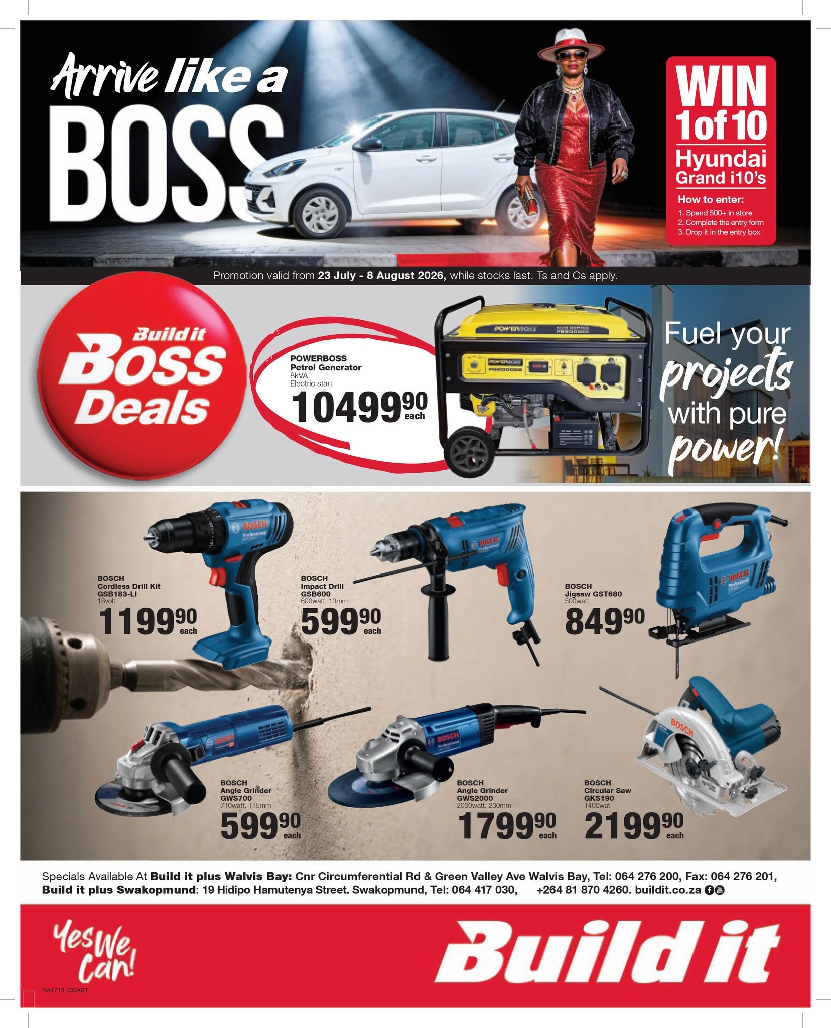 Boss Deals Are Here at Build It Swakopmund