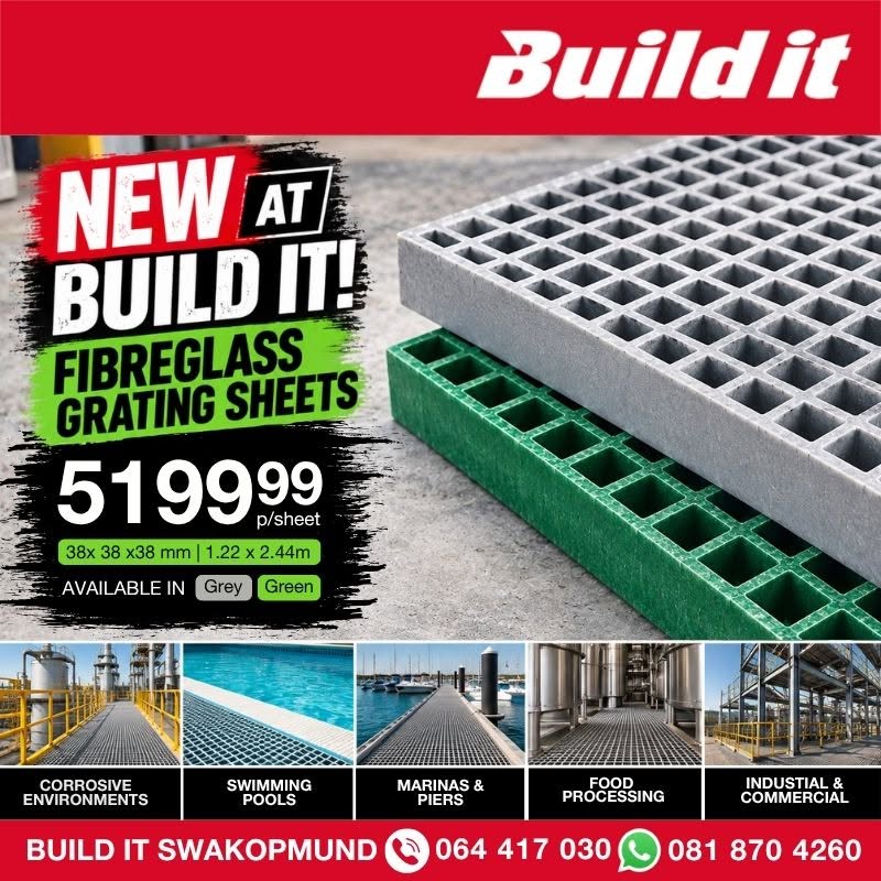 NEW IN STOCK at Build It Swakopmund