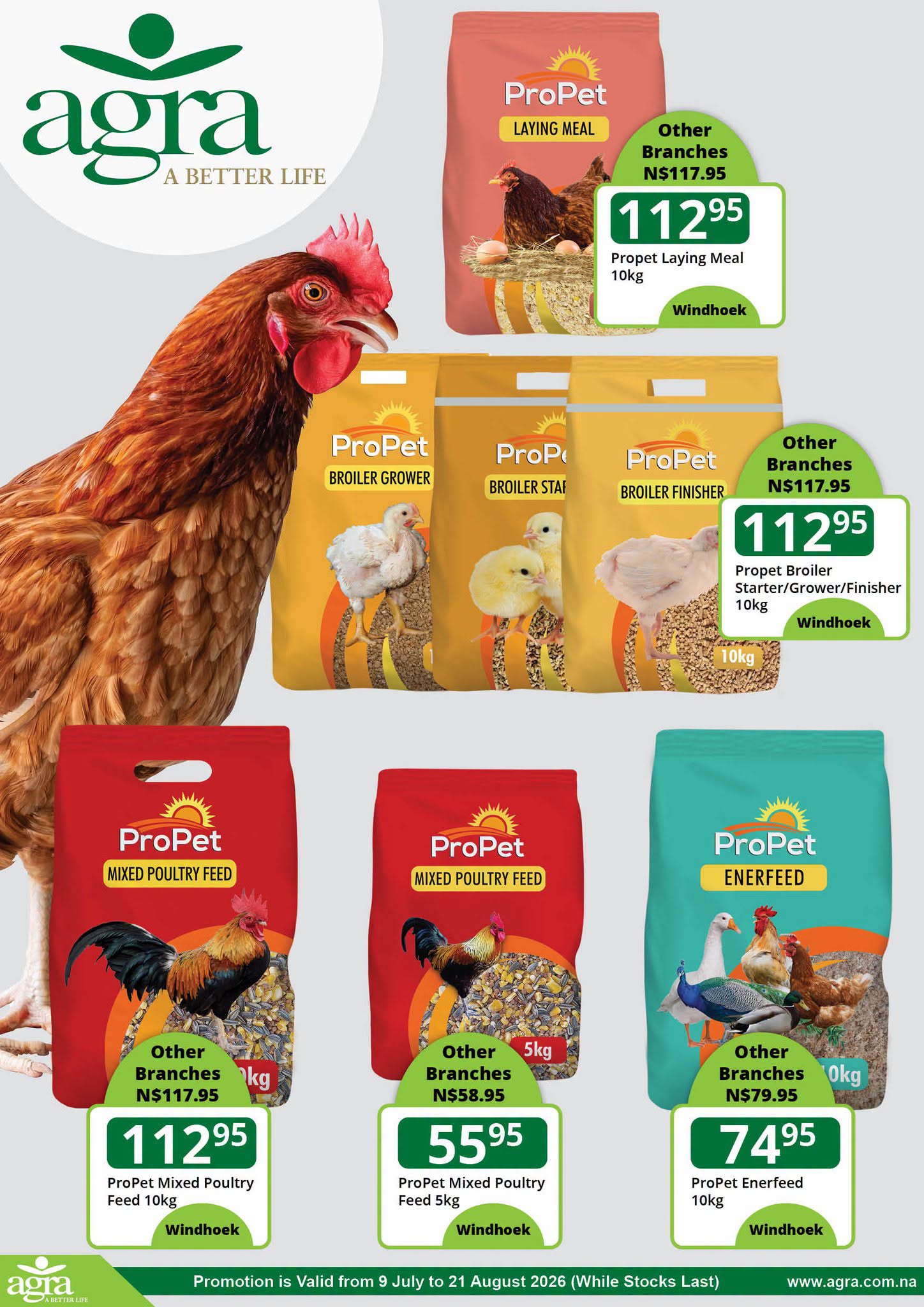 Keep Your Flock Well Fed with Propet Poultry Feed, Now