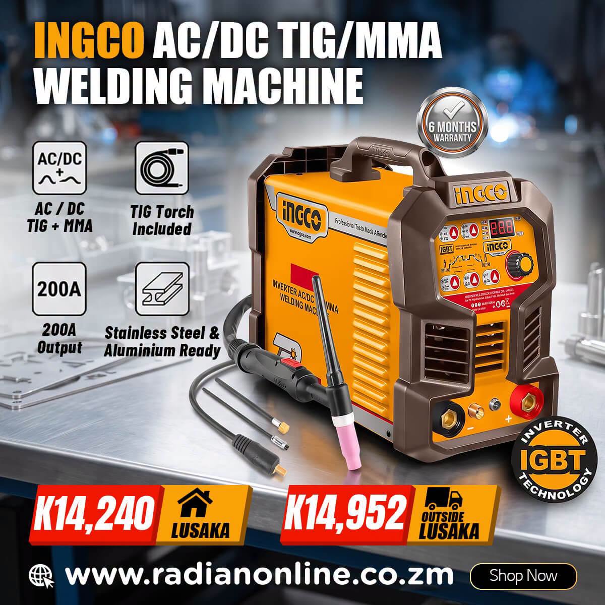 Power Through Every Weld! Get Reliable INGCO Welding
