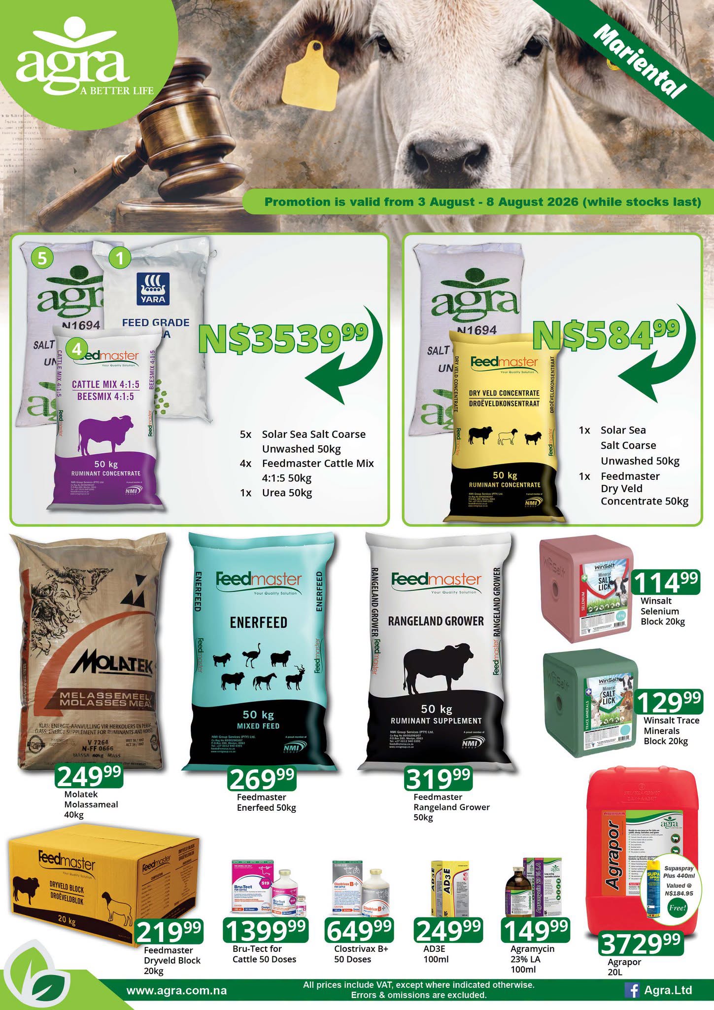 Stock Up and Save on Selected Livestock Feed