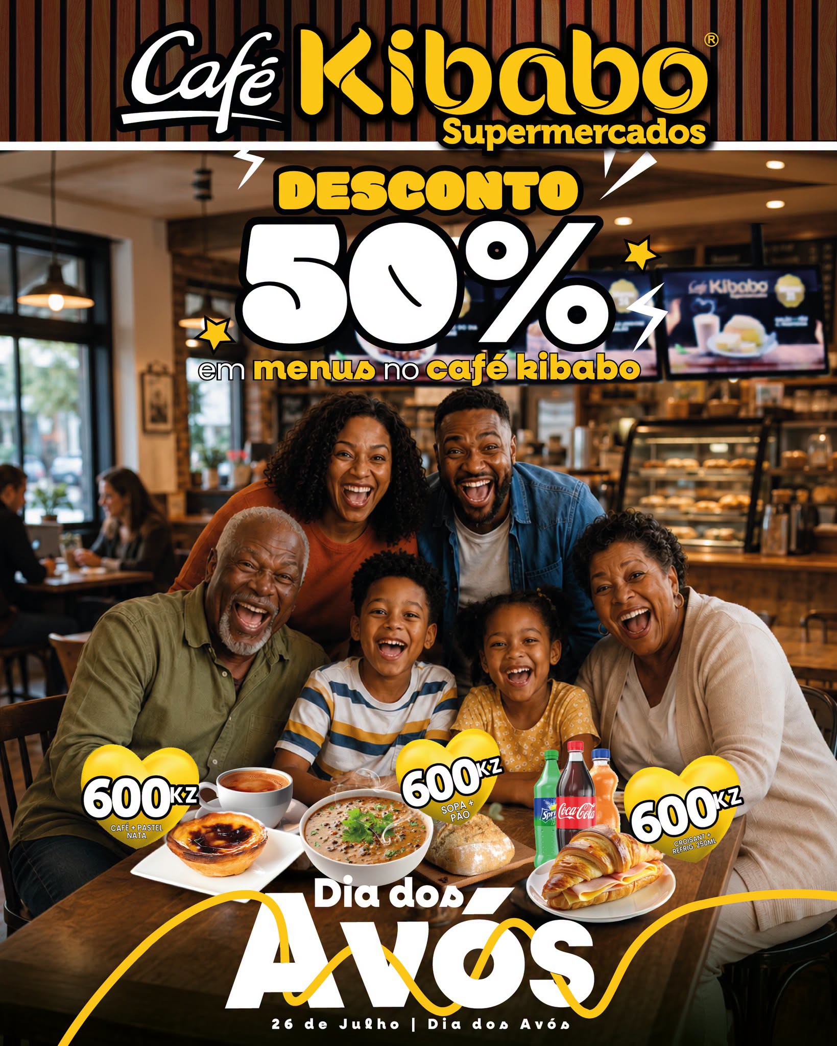 Celebre O Dia Dos Avós No Café Kibabo Supermercados!