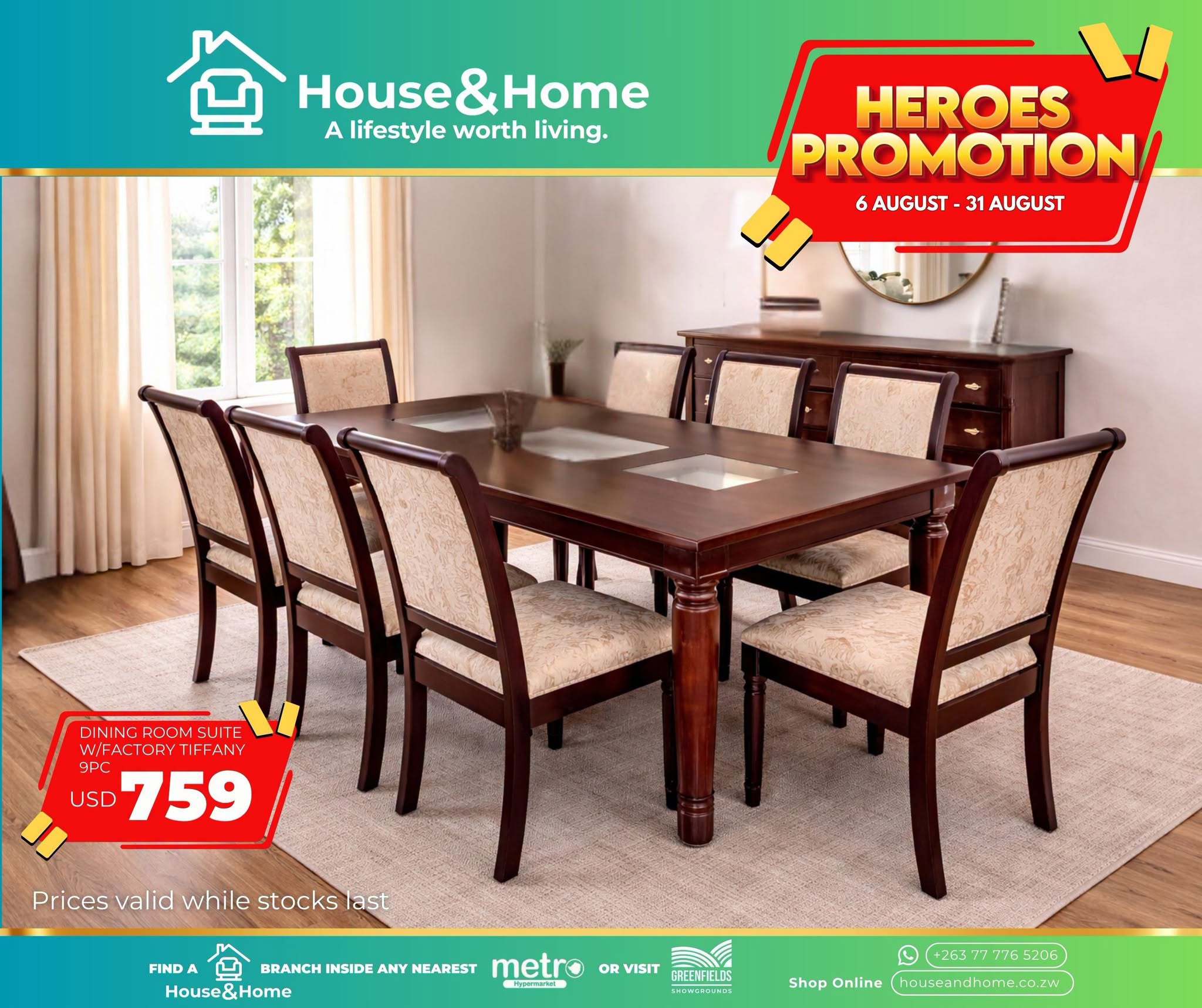 Gather Around, Make Memories, and Dine in Style.