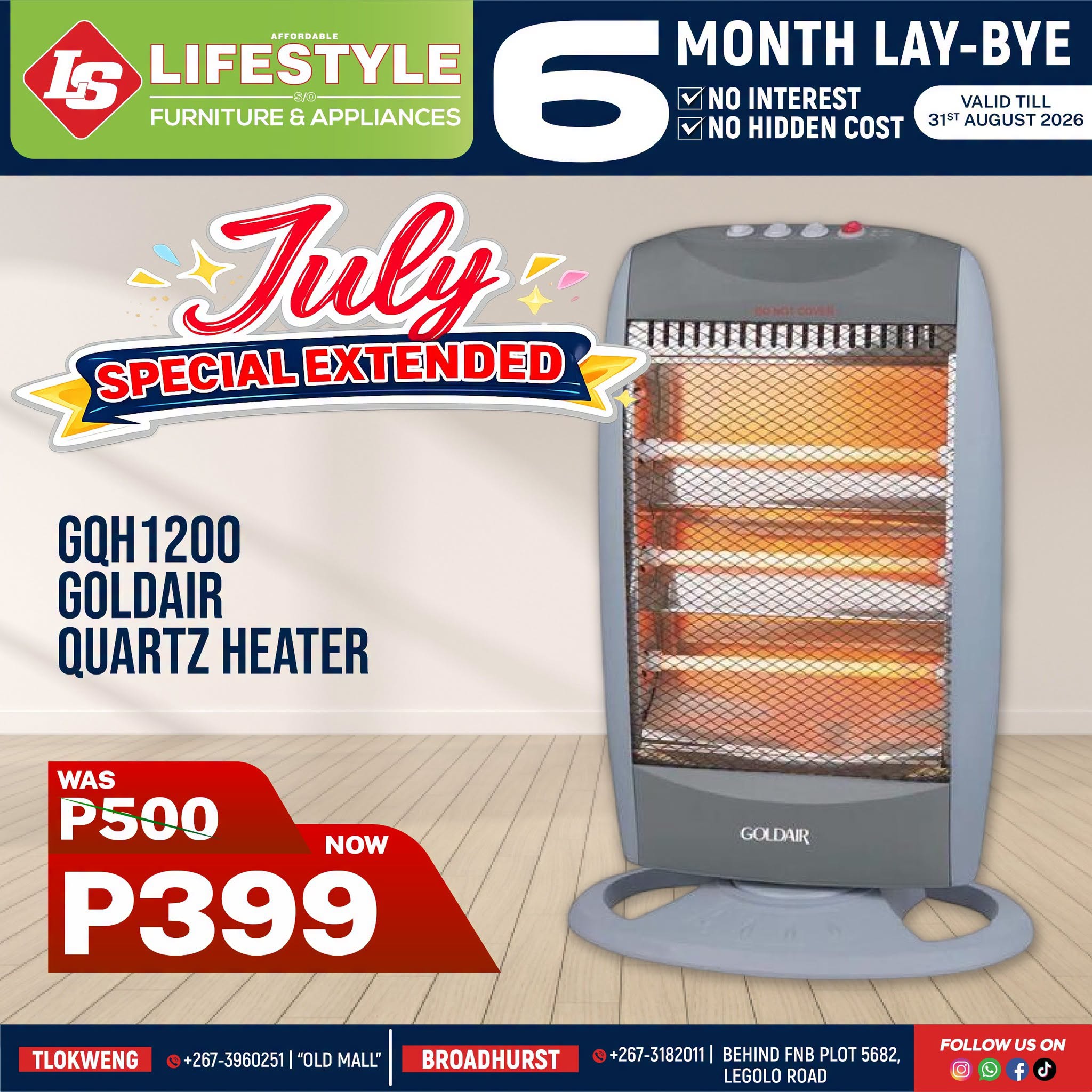 JULY SPECIAL EXTENDED!