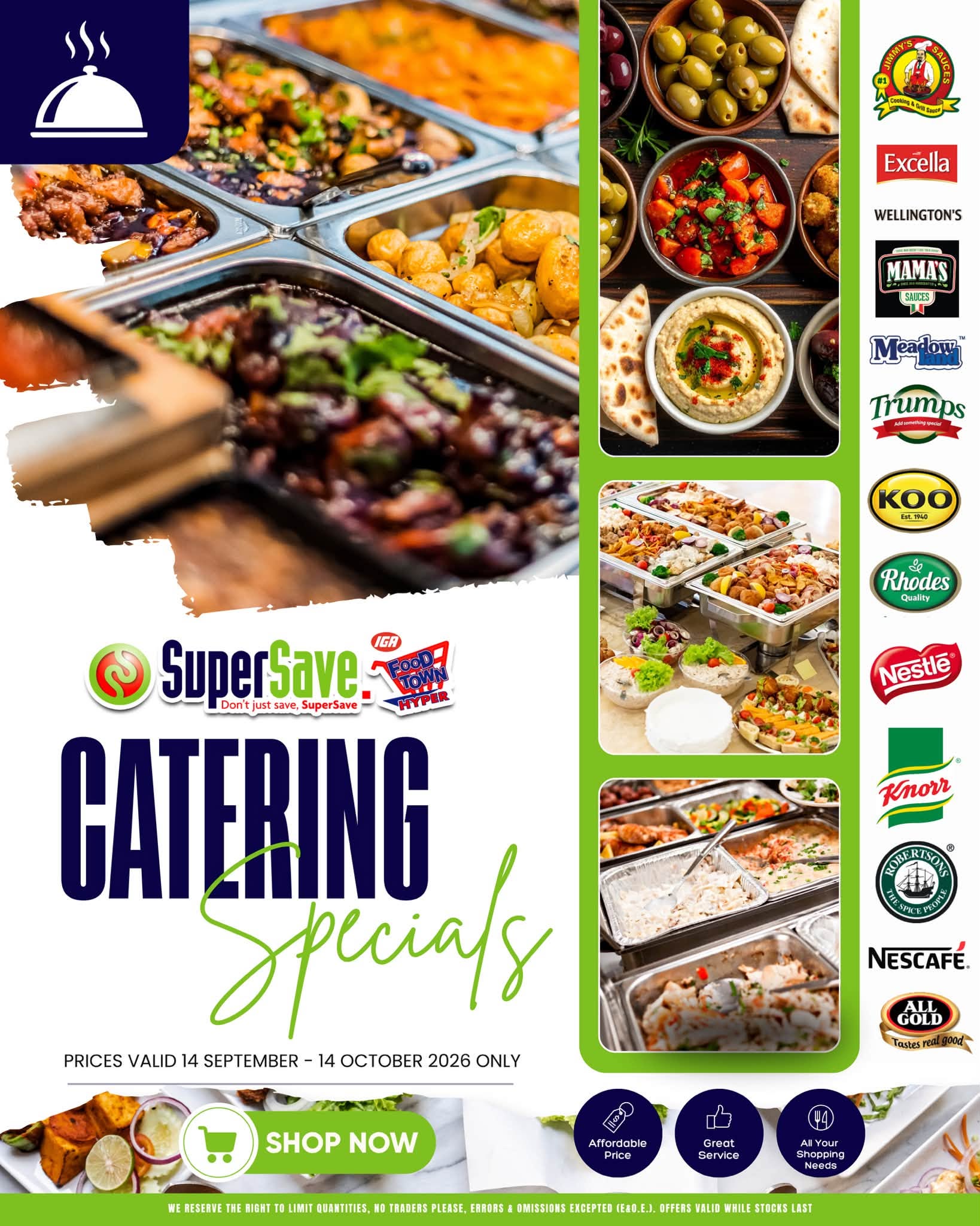 CATERING SPECIALS ARE HERE!