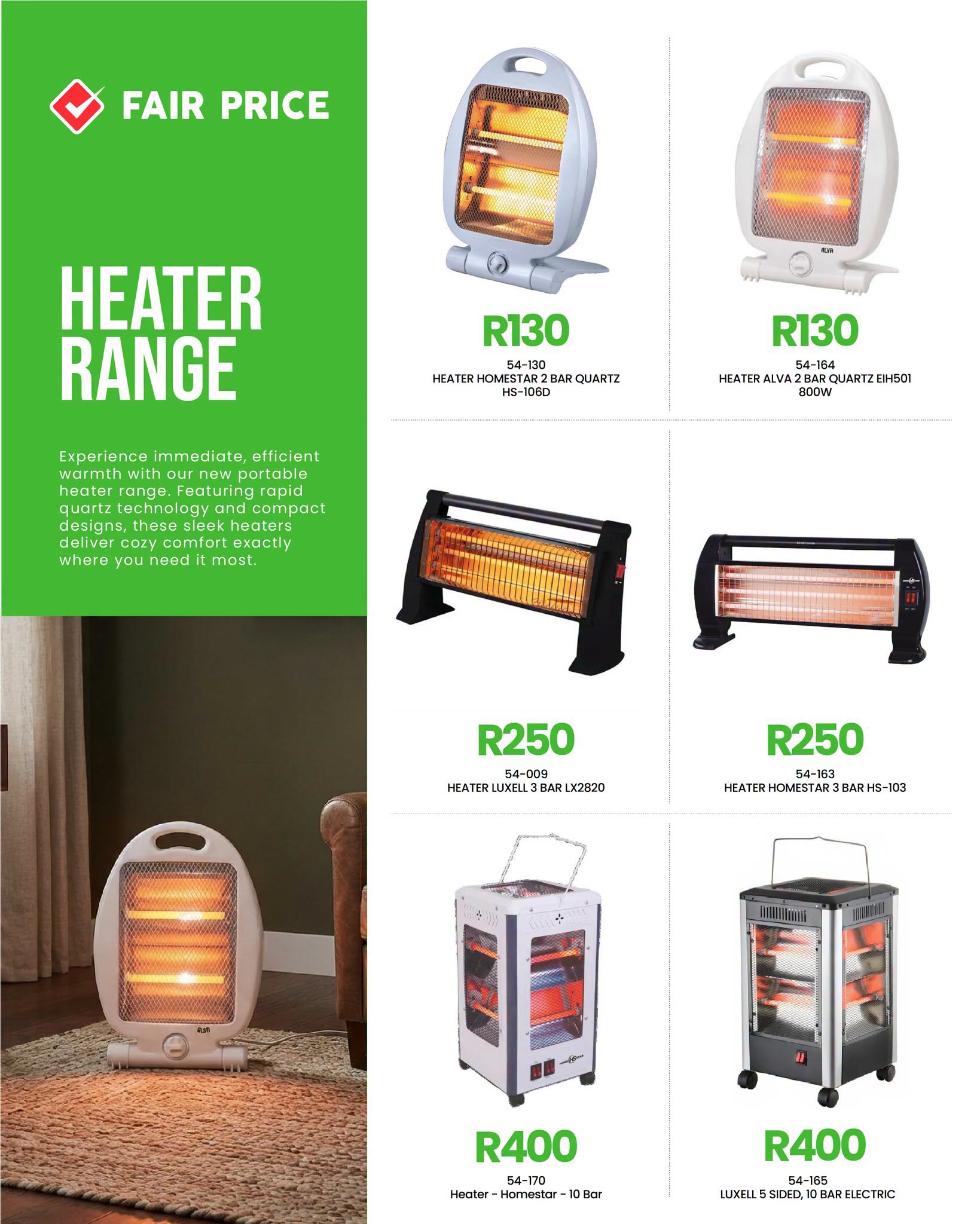 ️ Stay Warm All Winter with Our Range of Quality Heaters