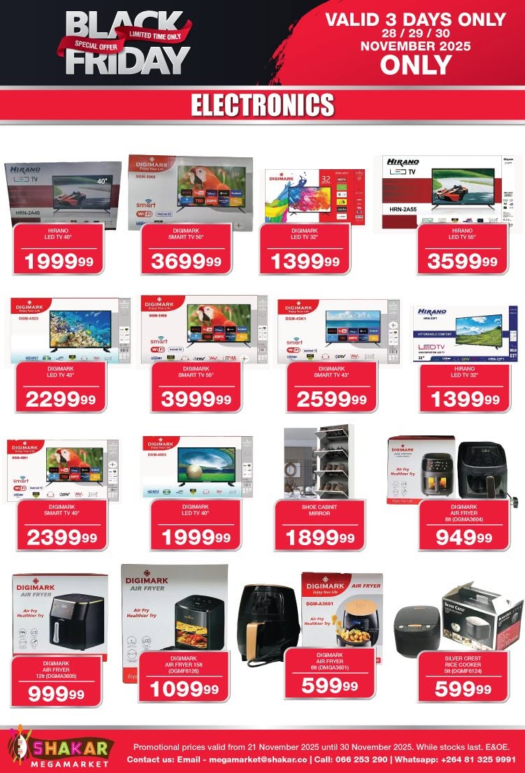 Shakar Supermarket Katima Mulilo Specials