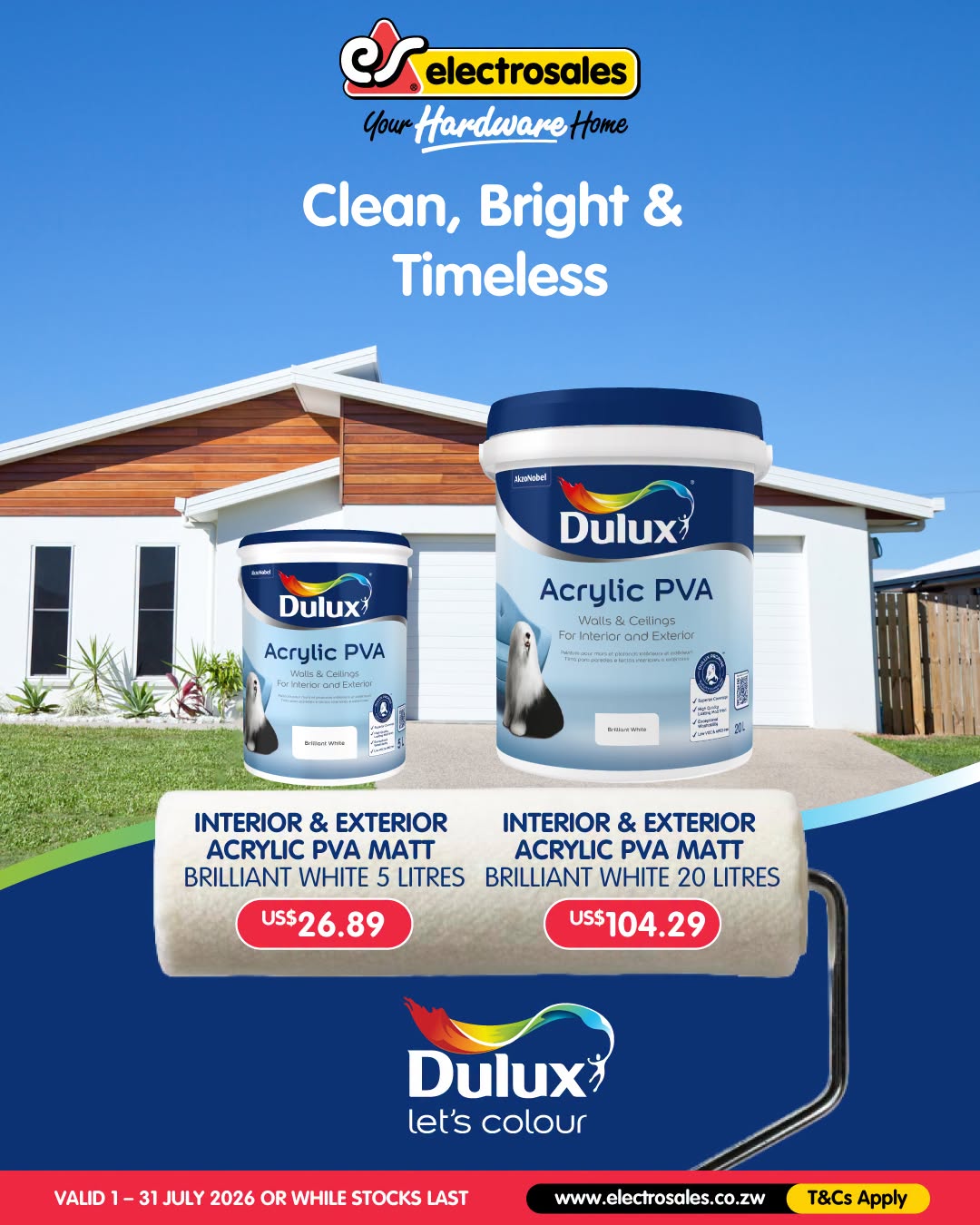 Dulux Paint Specials Are Here at Electrosales!