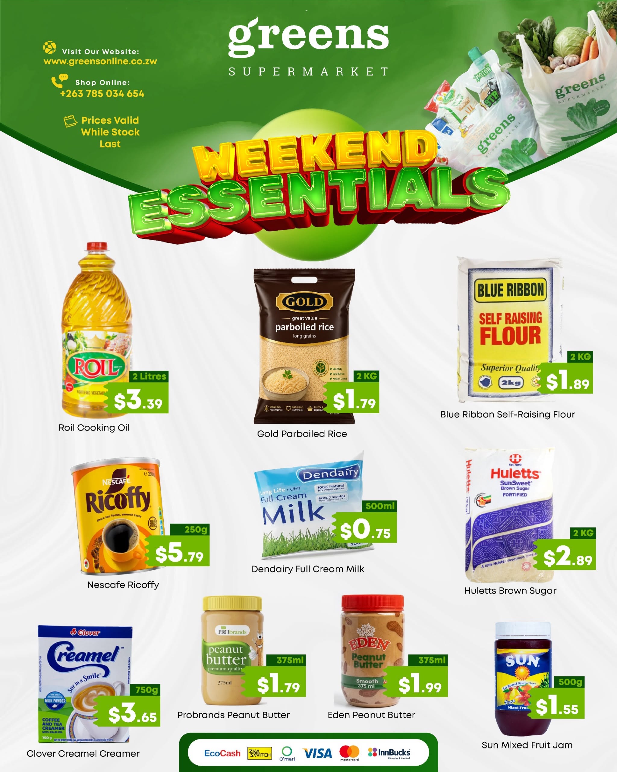Weekend Ready Starts at Greens Supermarket