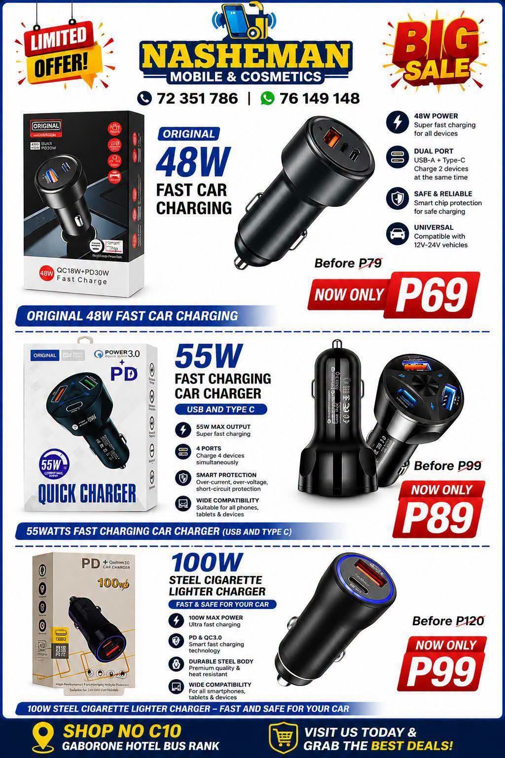 Big Sale Fast Car Chargers Now Available Keep Your Phone