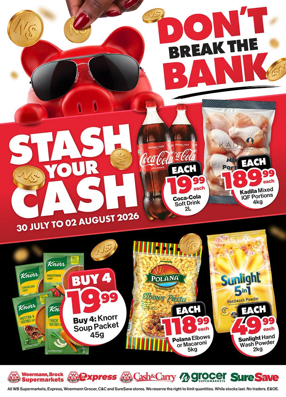 Stash Your Cash with These Weekend Deals at Woermann