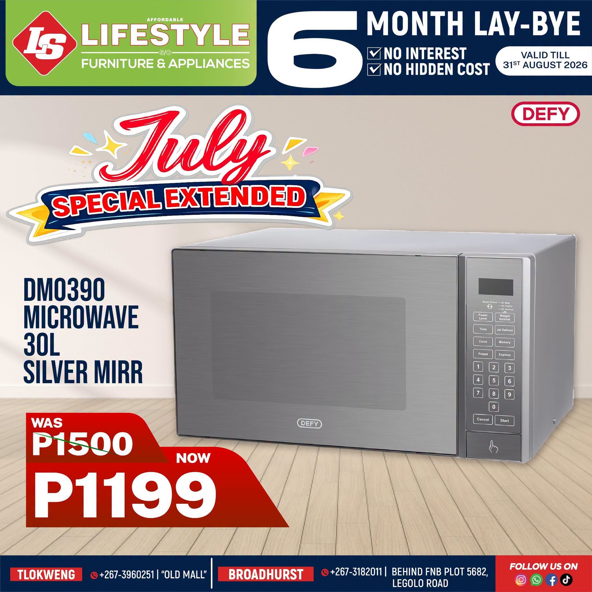 JULY SPECIAL EXTENDED!